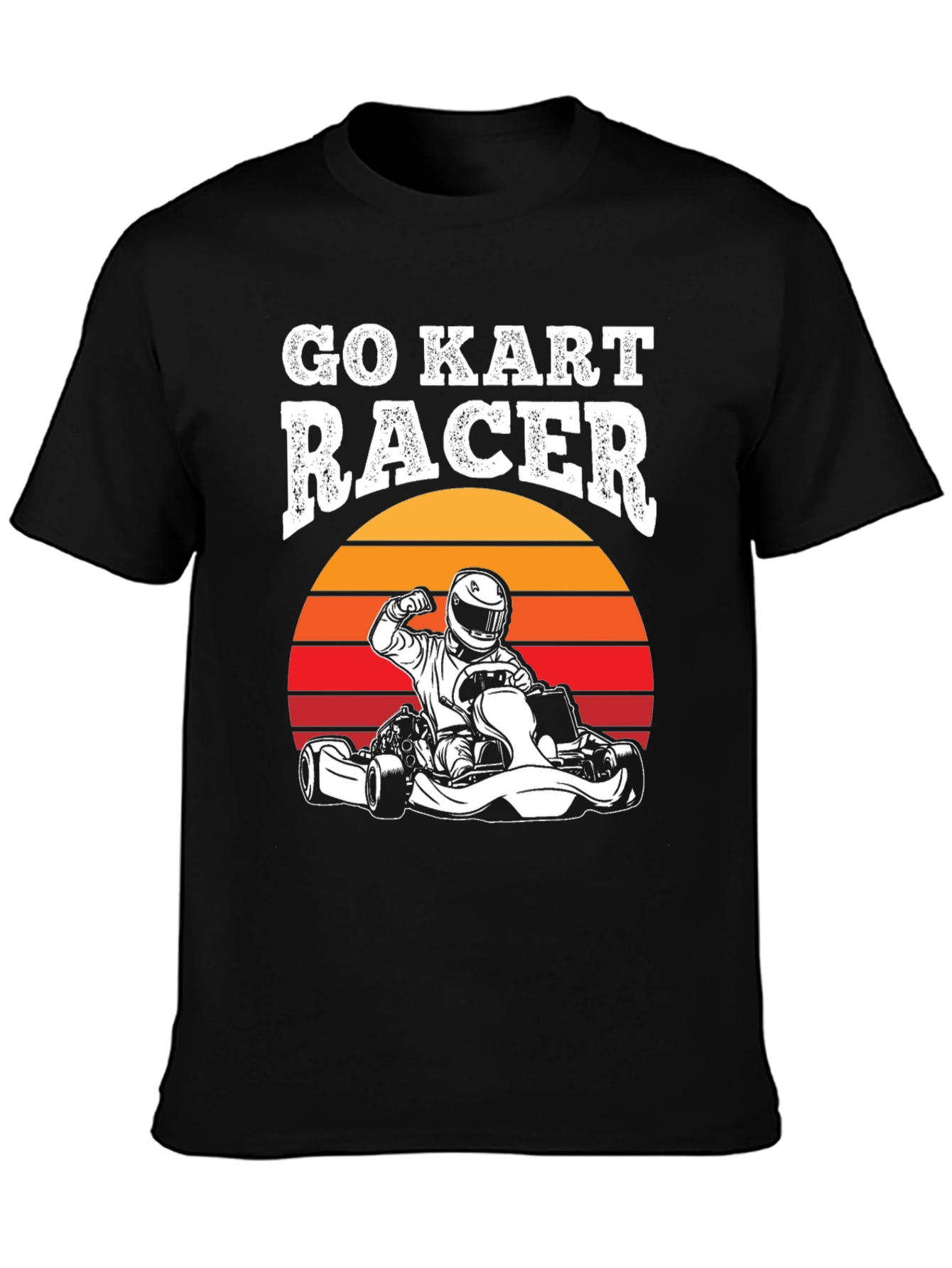 Go Kart Racer Graphic Tee - Retro Design