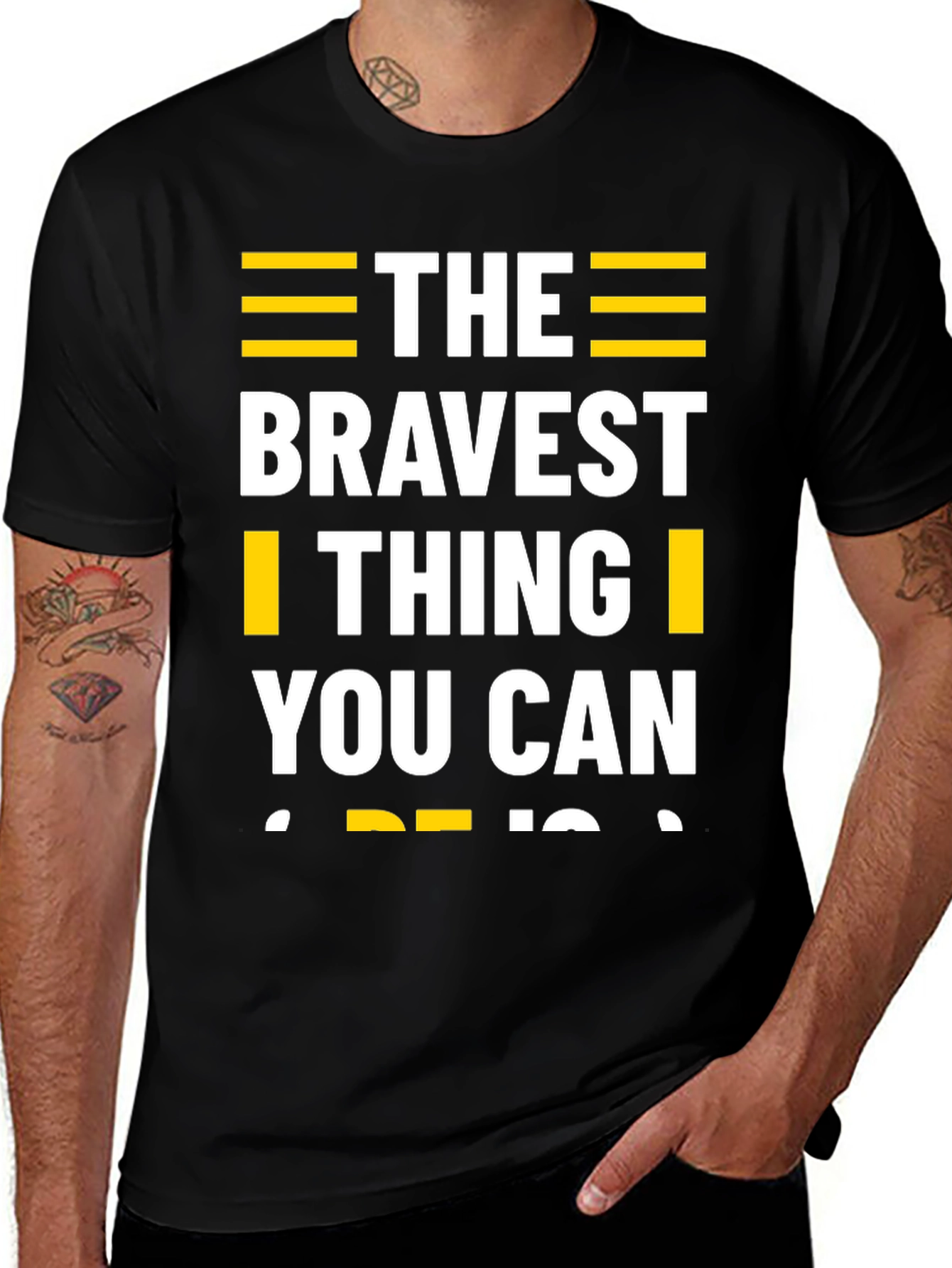 The Bravest Thing T-Shirt - Motivational Graphic Tee