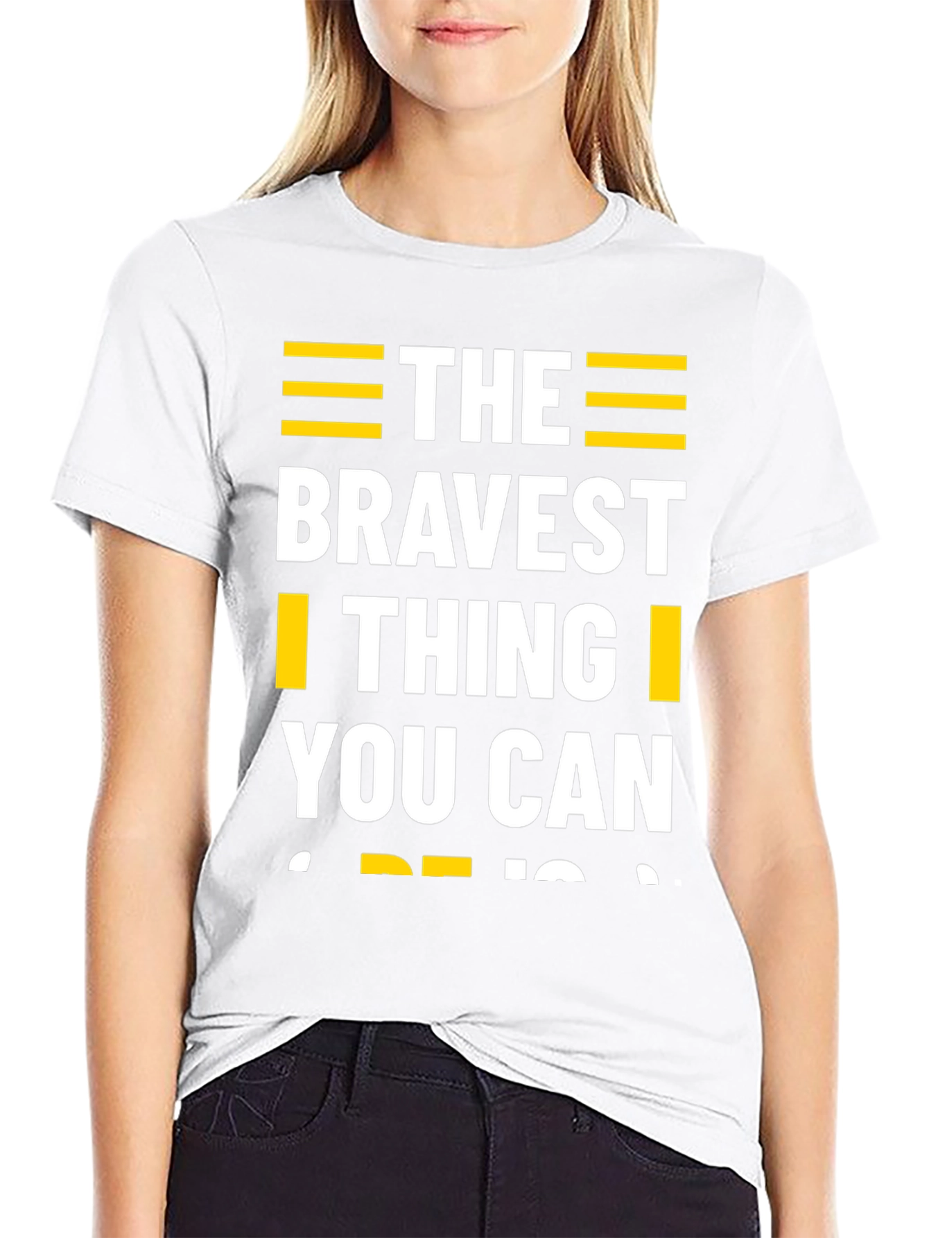 The Bravest Thing T-Shirt - Motivational Graphic Tee