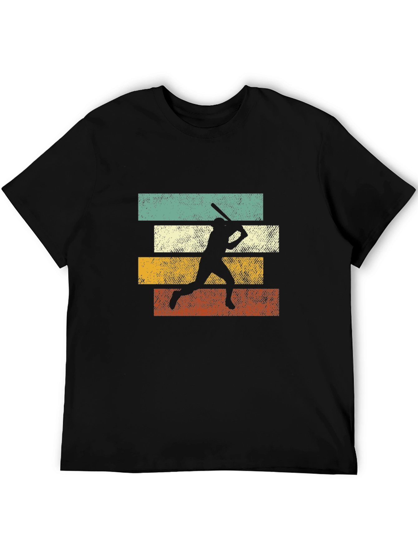 Retro Baseball Silhouette Graphic Tee