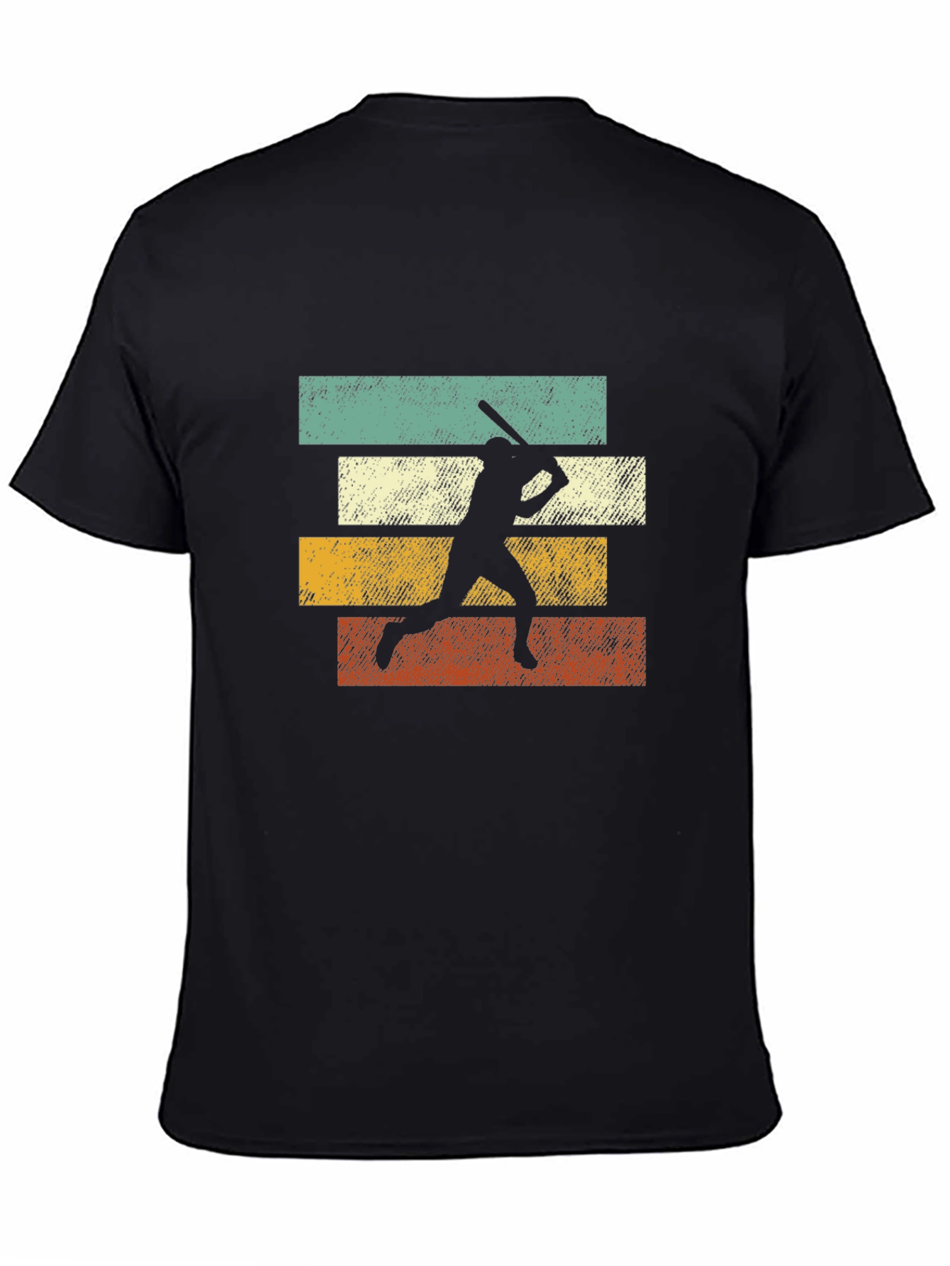 Retro Baseball Silhouette Graphic Tee