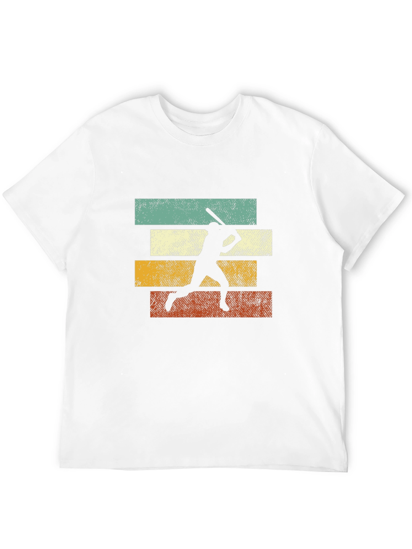 Retro Baseball Silhouette Graphic Tee
