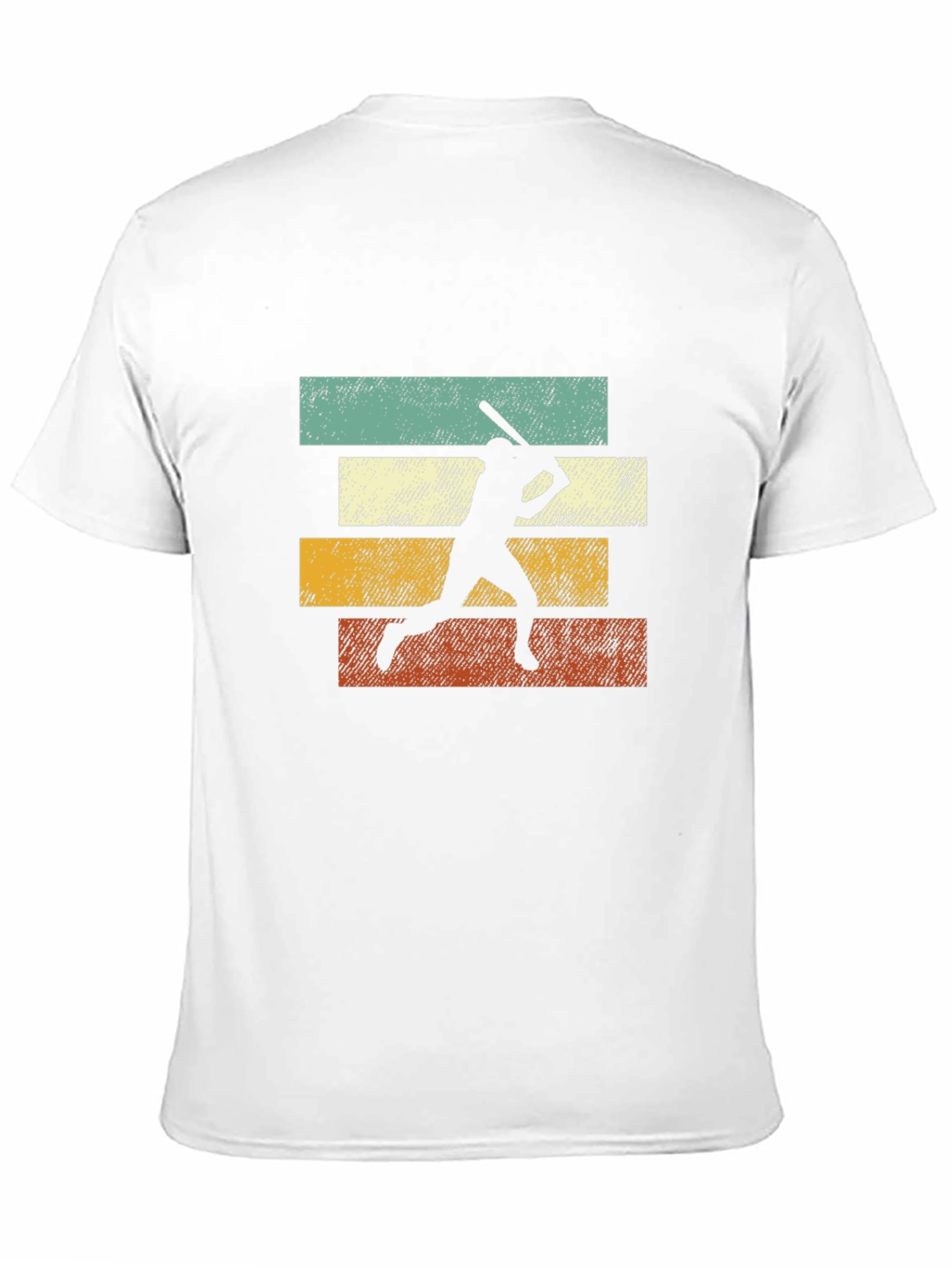 Retro Baseball Silhouette Graphic Tee