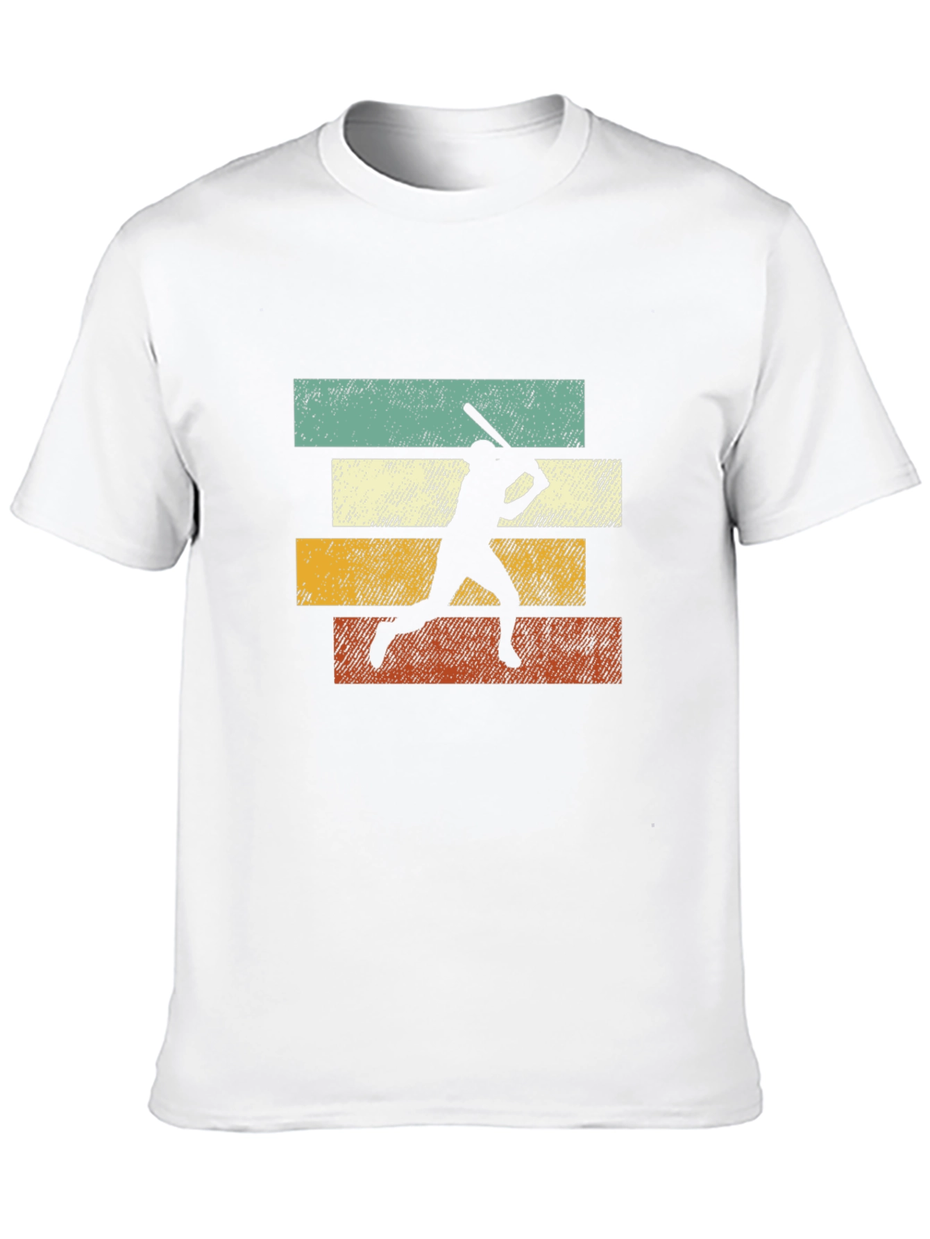 Retro Baseball Silhouette Graphic Tee