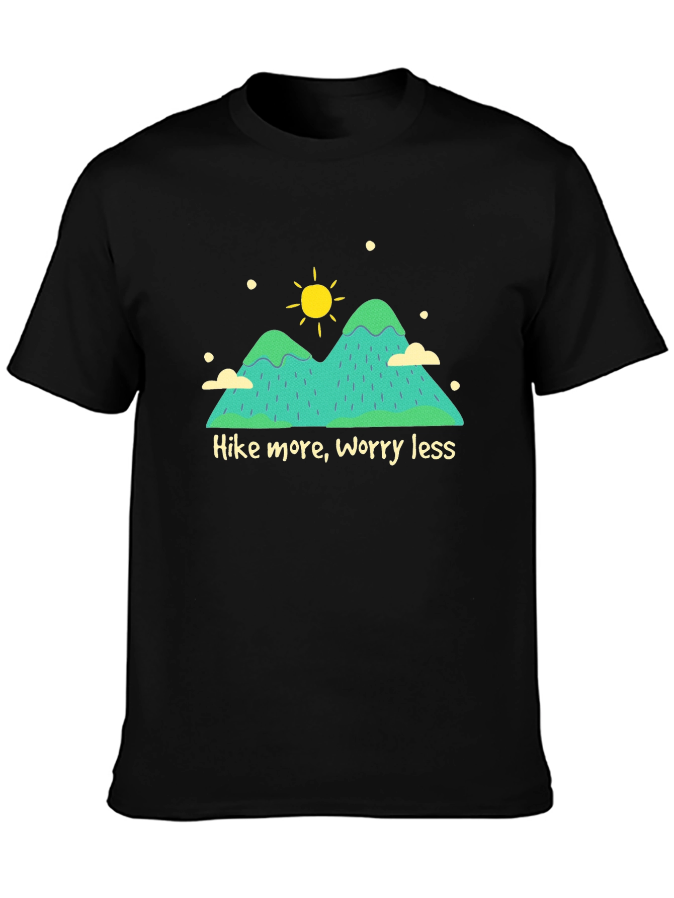 Hike More Worry Less Graphic T-Shirt