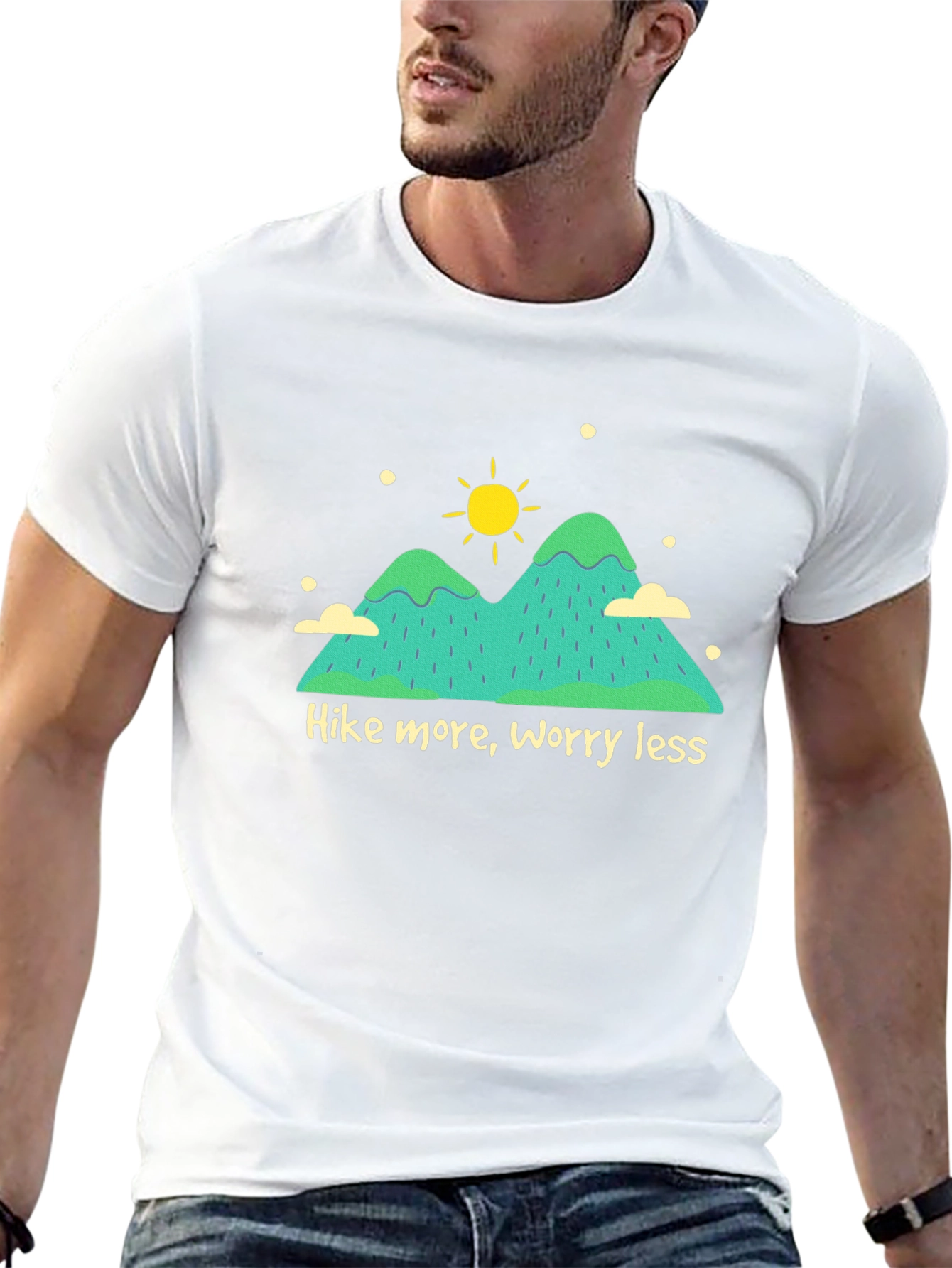 Hike More Worry Less Graphic T-Shirt