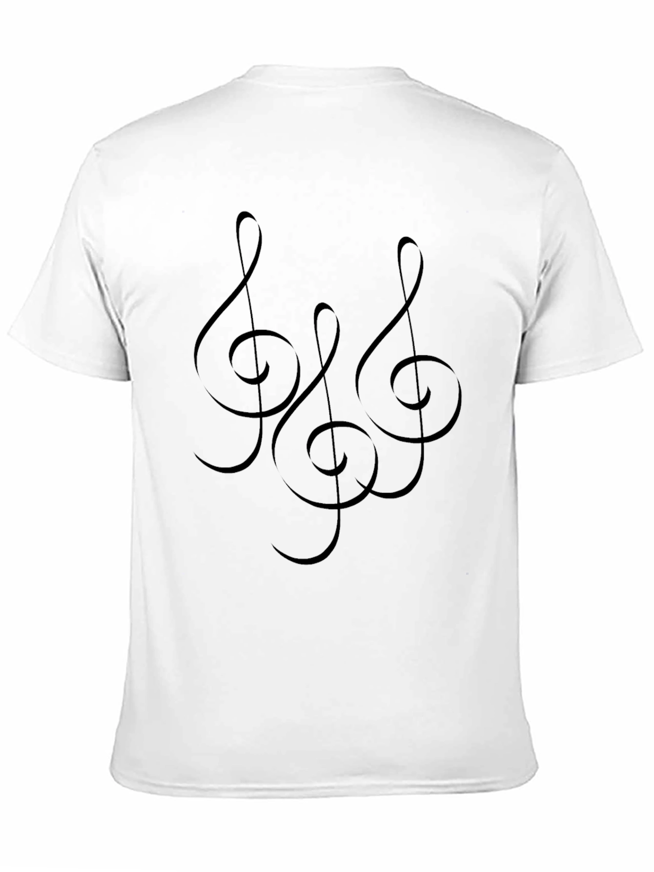 Treble Clef Black T-Shirt