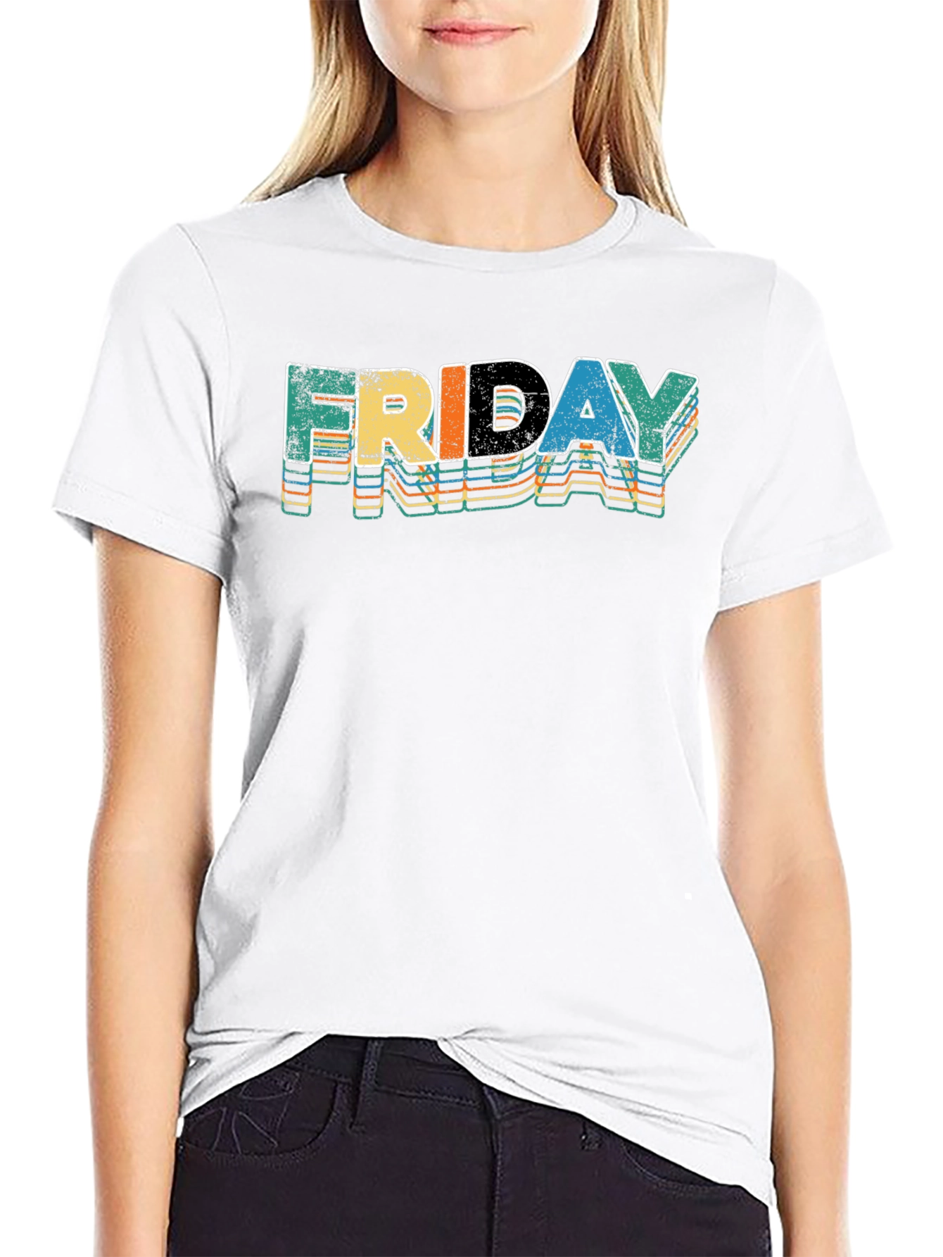 Retro Friday Graphic T-Shirt