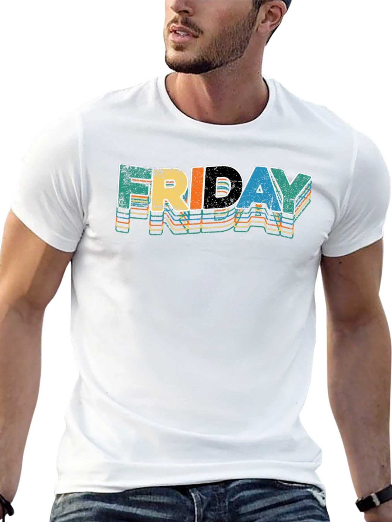 Retro Friday Graphic T-Shirt