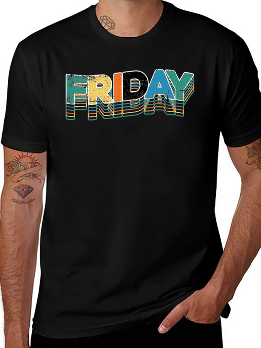 Retro Friday Graphic T-Shirt