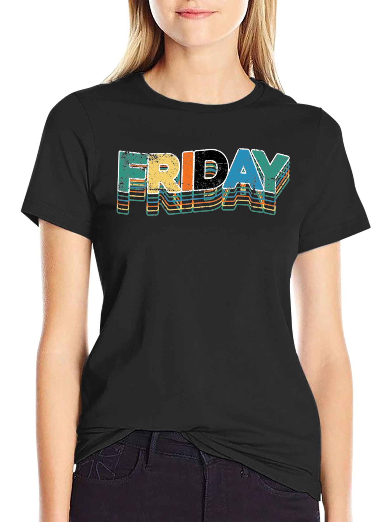Retro Friday Graphic T-Shirt