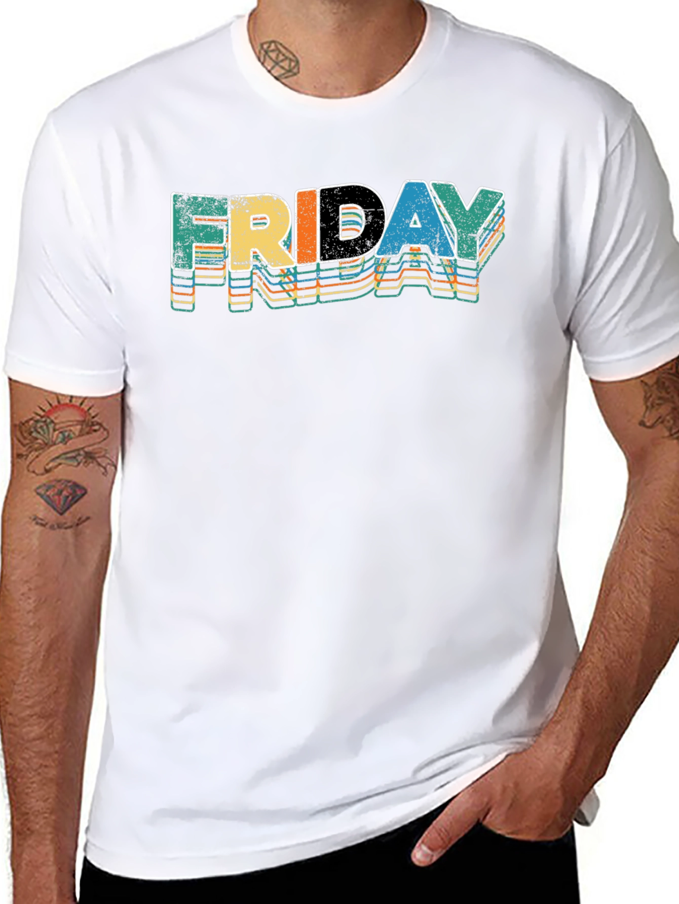 Retro Friday Graphic T-Shirt