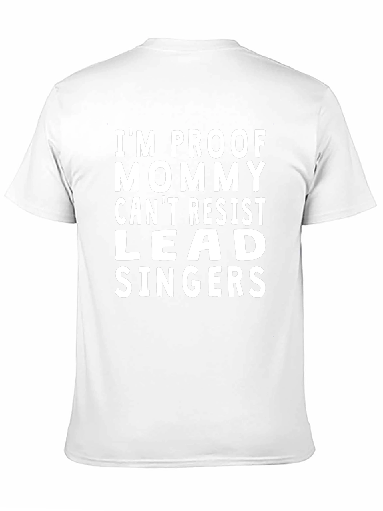 Funny Mommy Cant Resist Lead Singers Black T-Shirt
