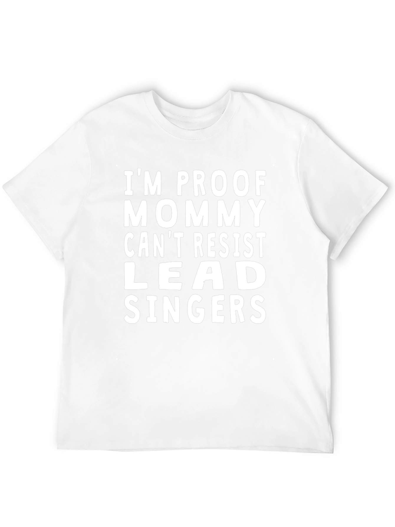Funny Mommy Cant Resist Lead Singers Black T-Shirt