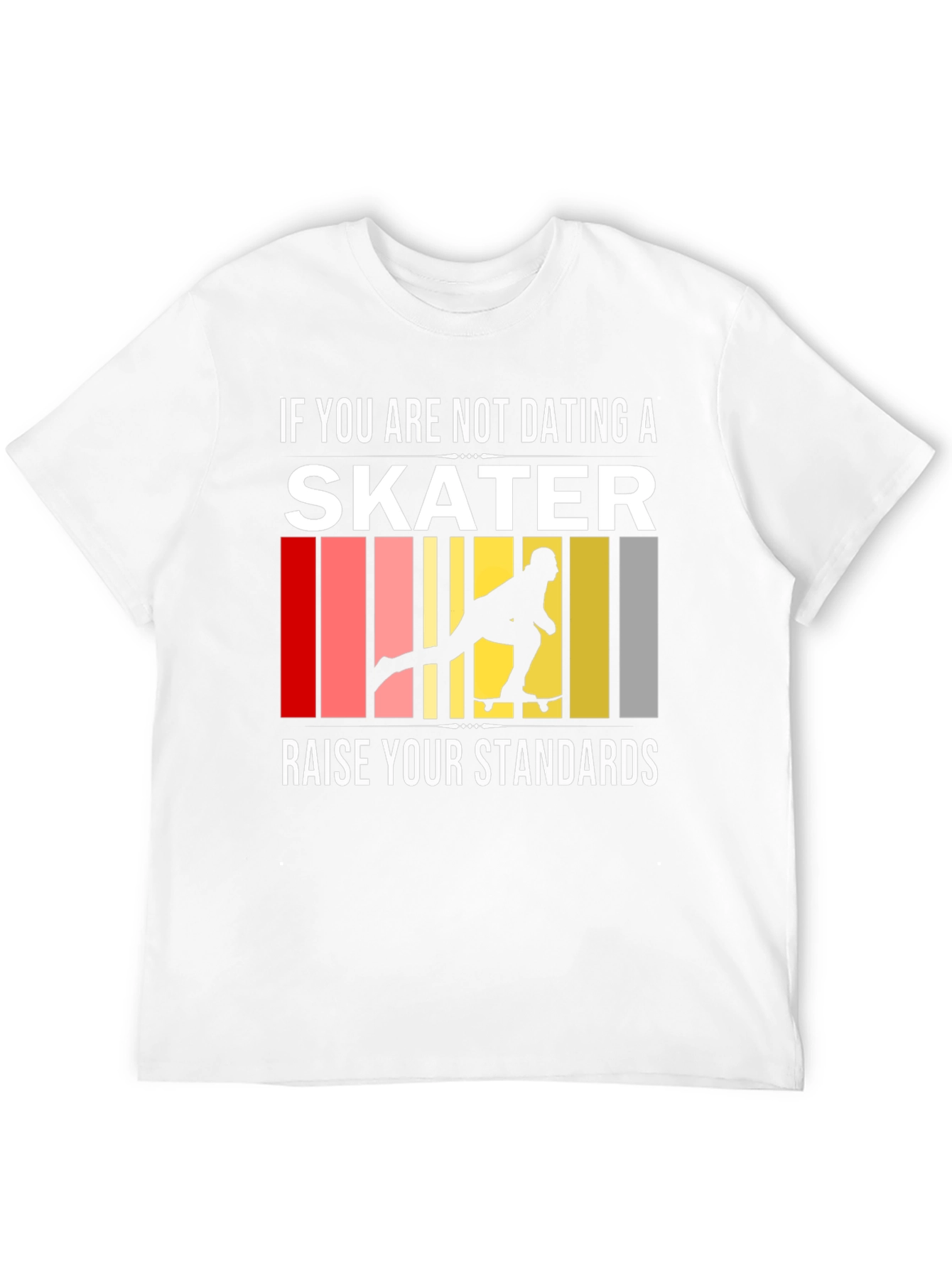 Skater Standards Graphic Tee - Black Cotton T-Shirt