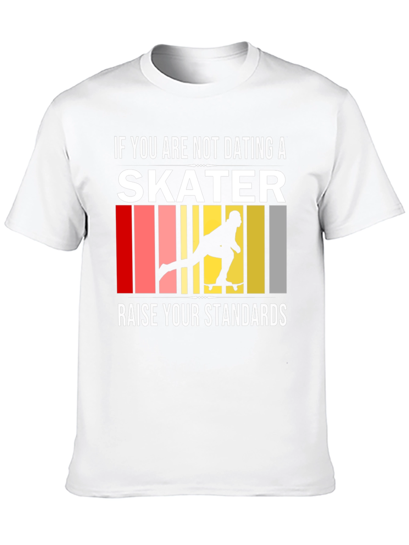 Skater Standards Graphic Tee - Black Cotton T-Shirt