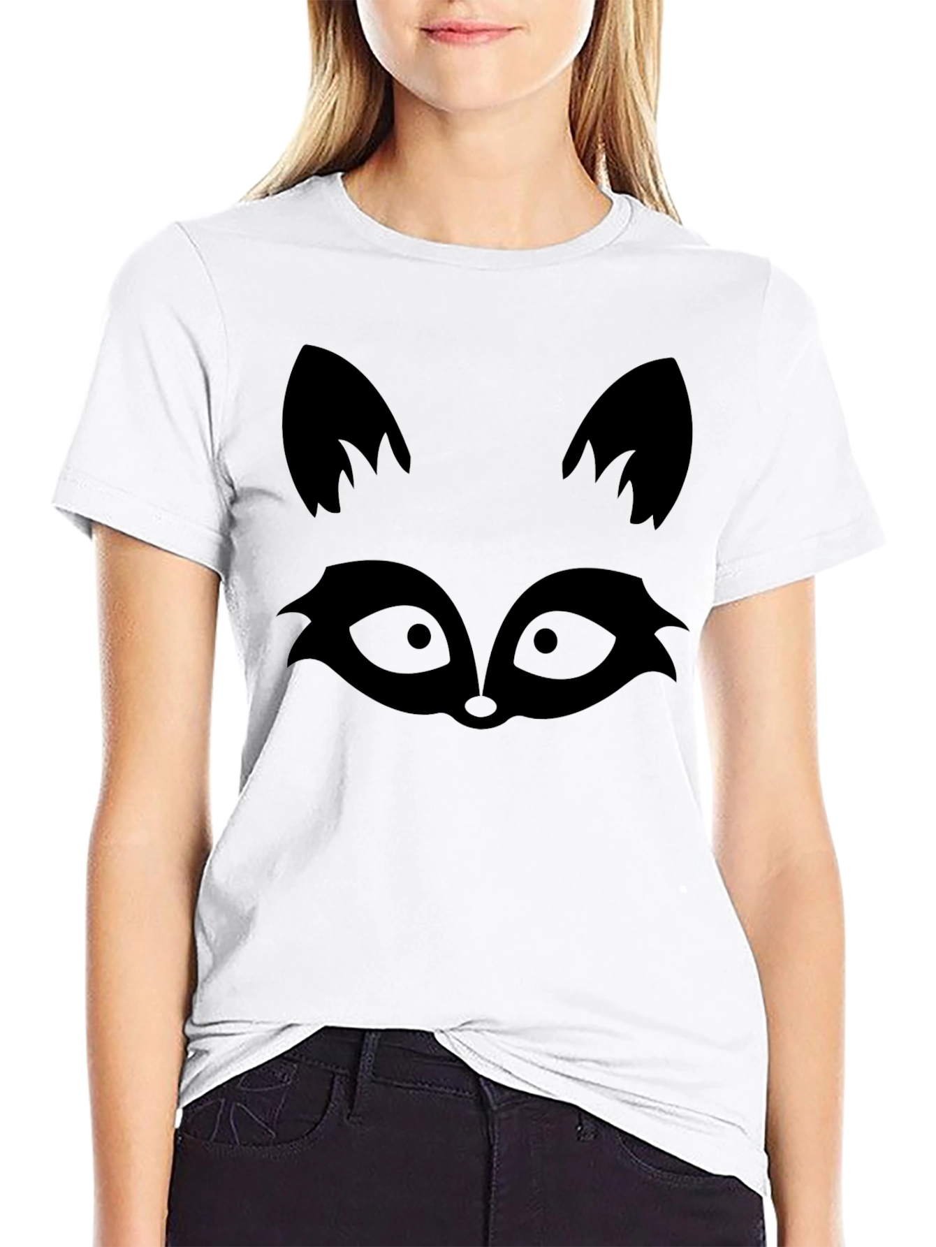 Raccoon Graphic Black T-Shirt