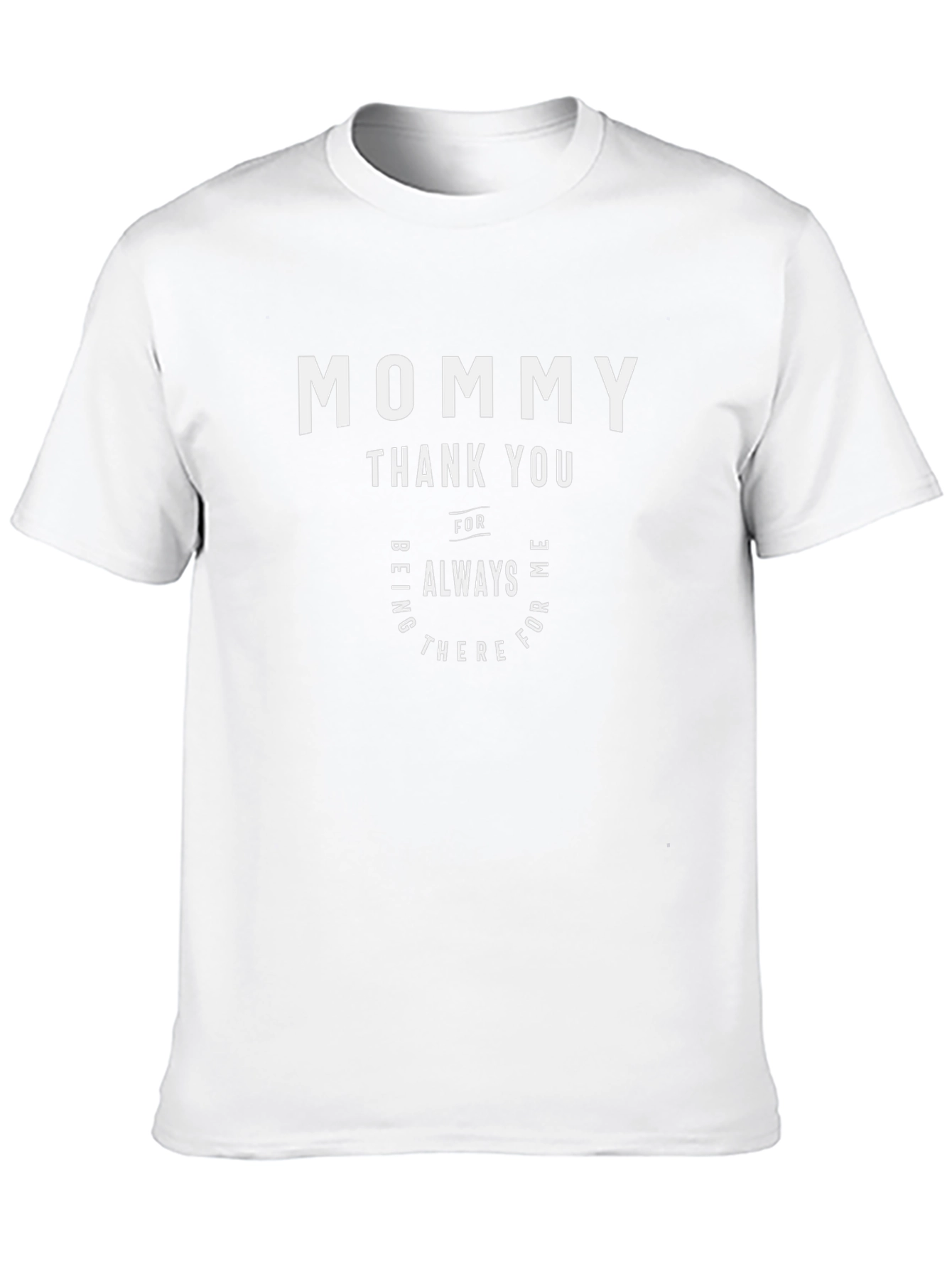Mommy Thank You T-Shirt - Black