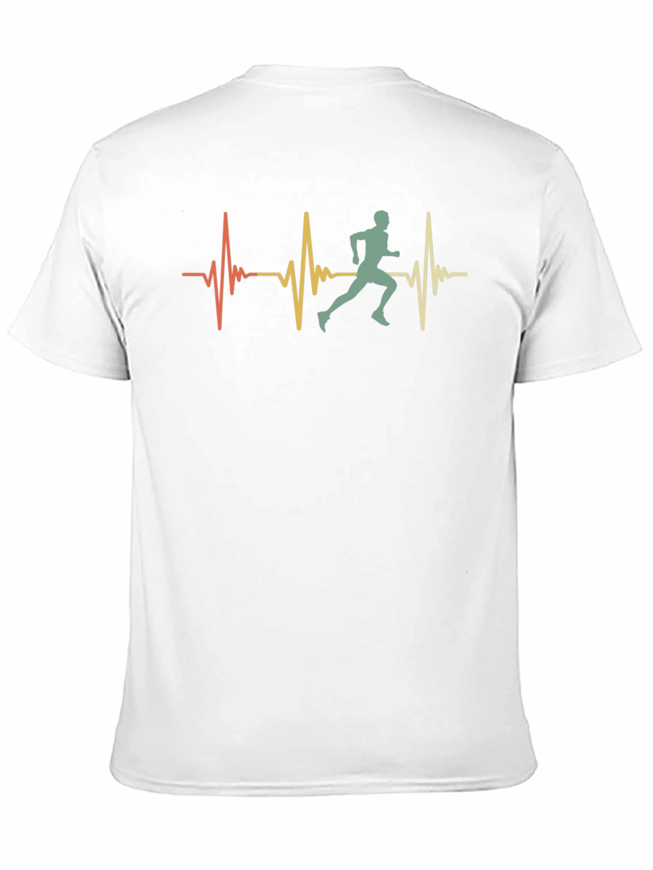 Runner Heartbeat Graphic Tee - Black