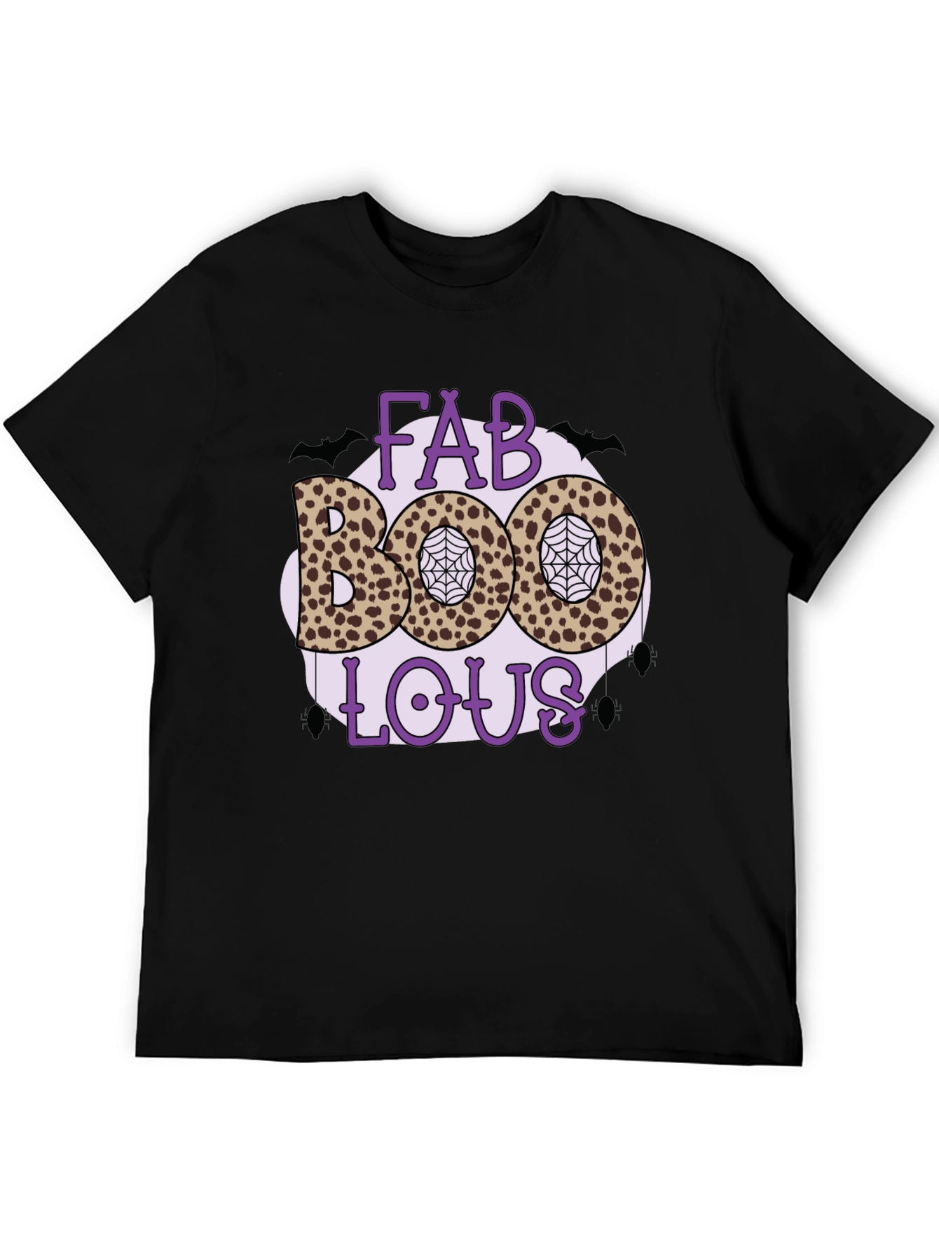 Fabulous Halloween T-Shirt - Leopard Print Boo!