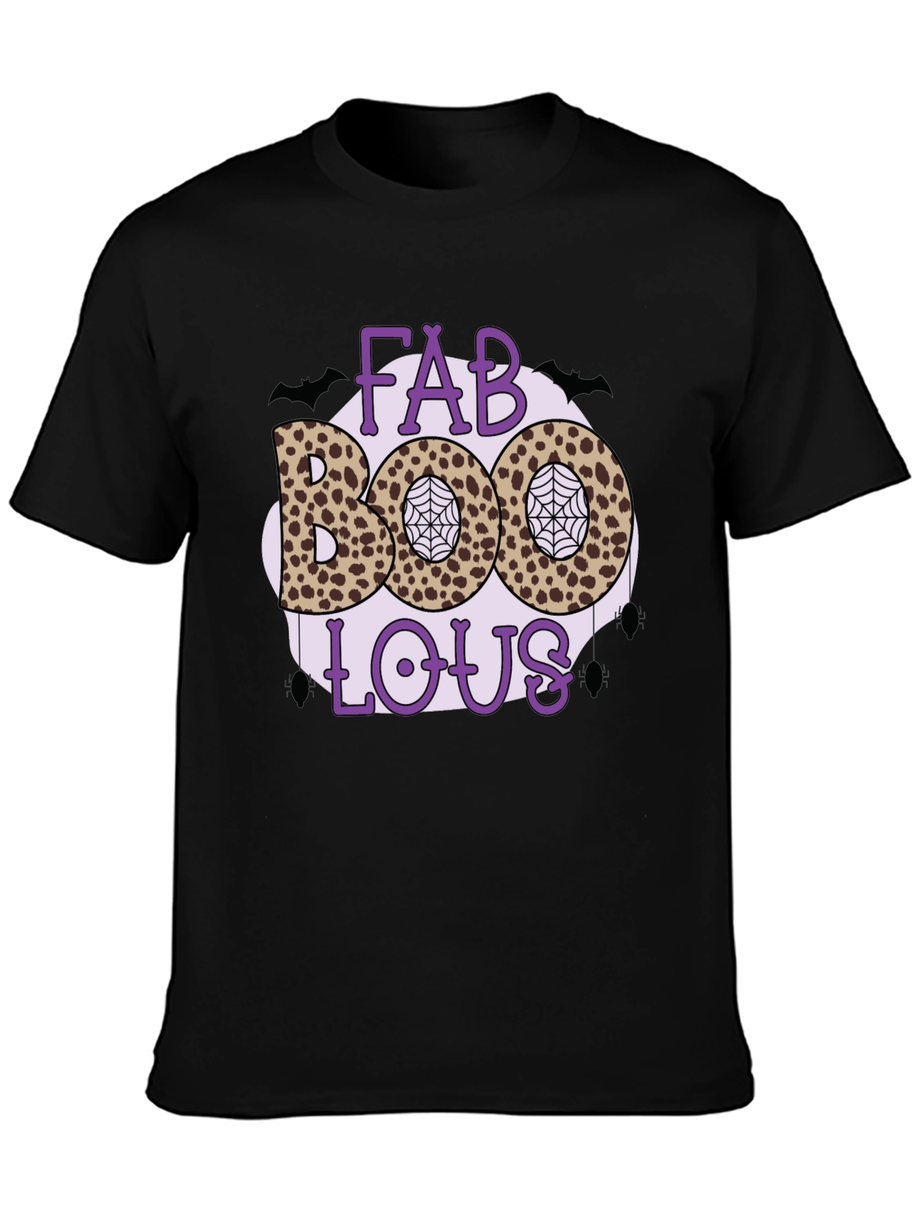 Fabulous Halloween T-Shirt - Leopard Print Boo!