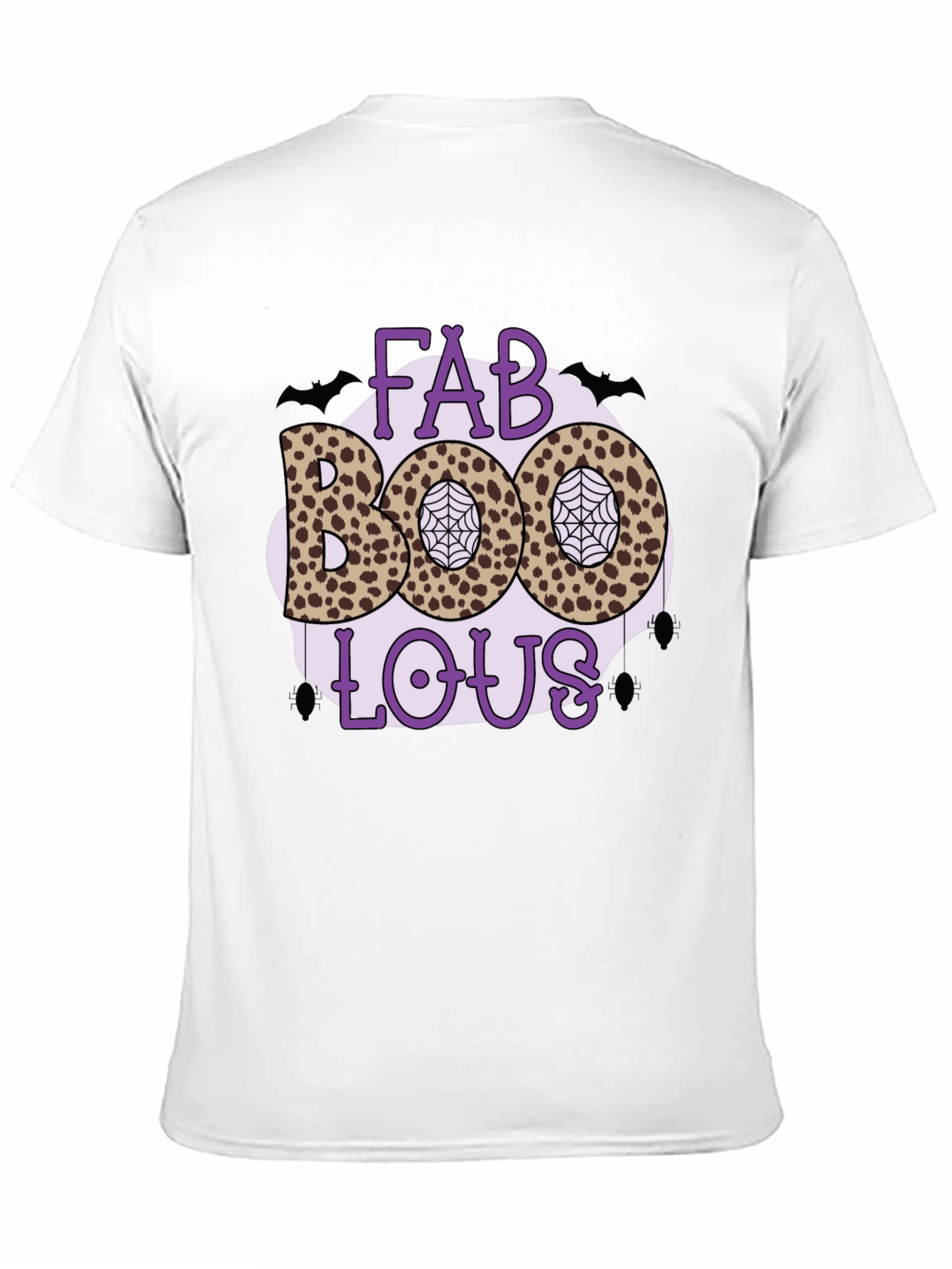 Fabulous Halloween T-Shirt - Leopard Print Boo!