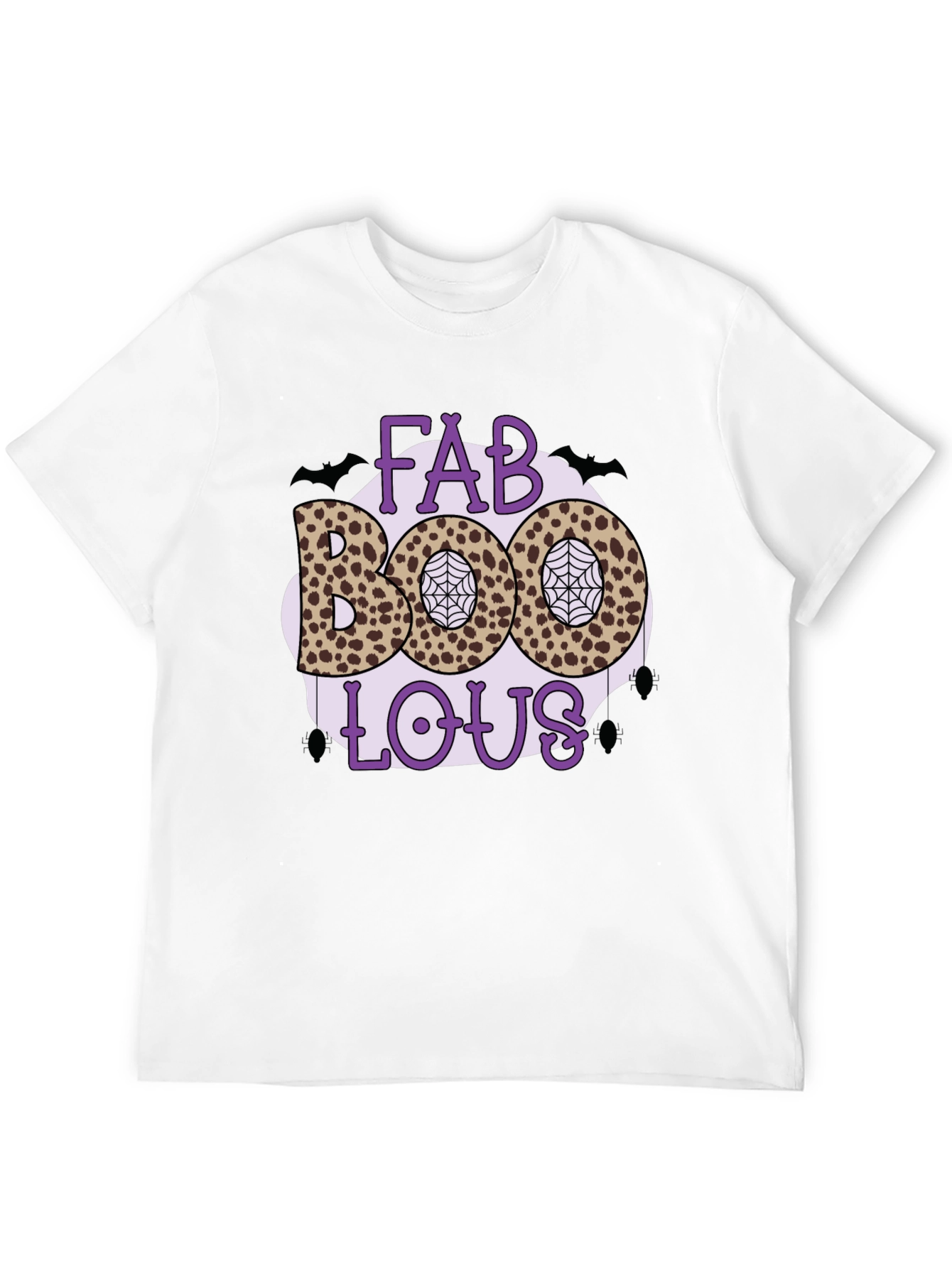 Fabulous Halloween T-Shirt - Leopard Print Boo!