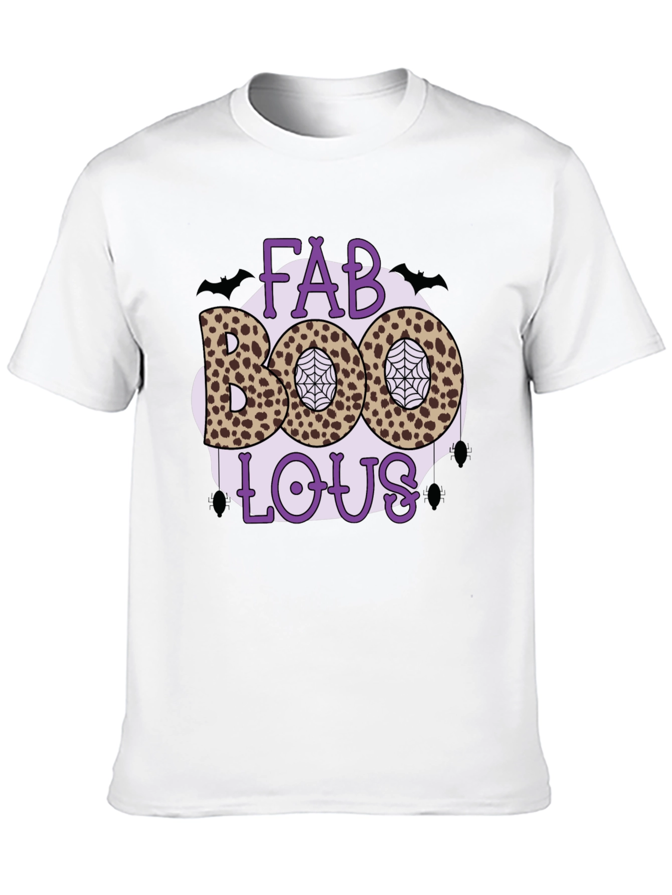 Fabulous Halloween T-Shirt - Leopard Print Boo!