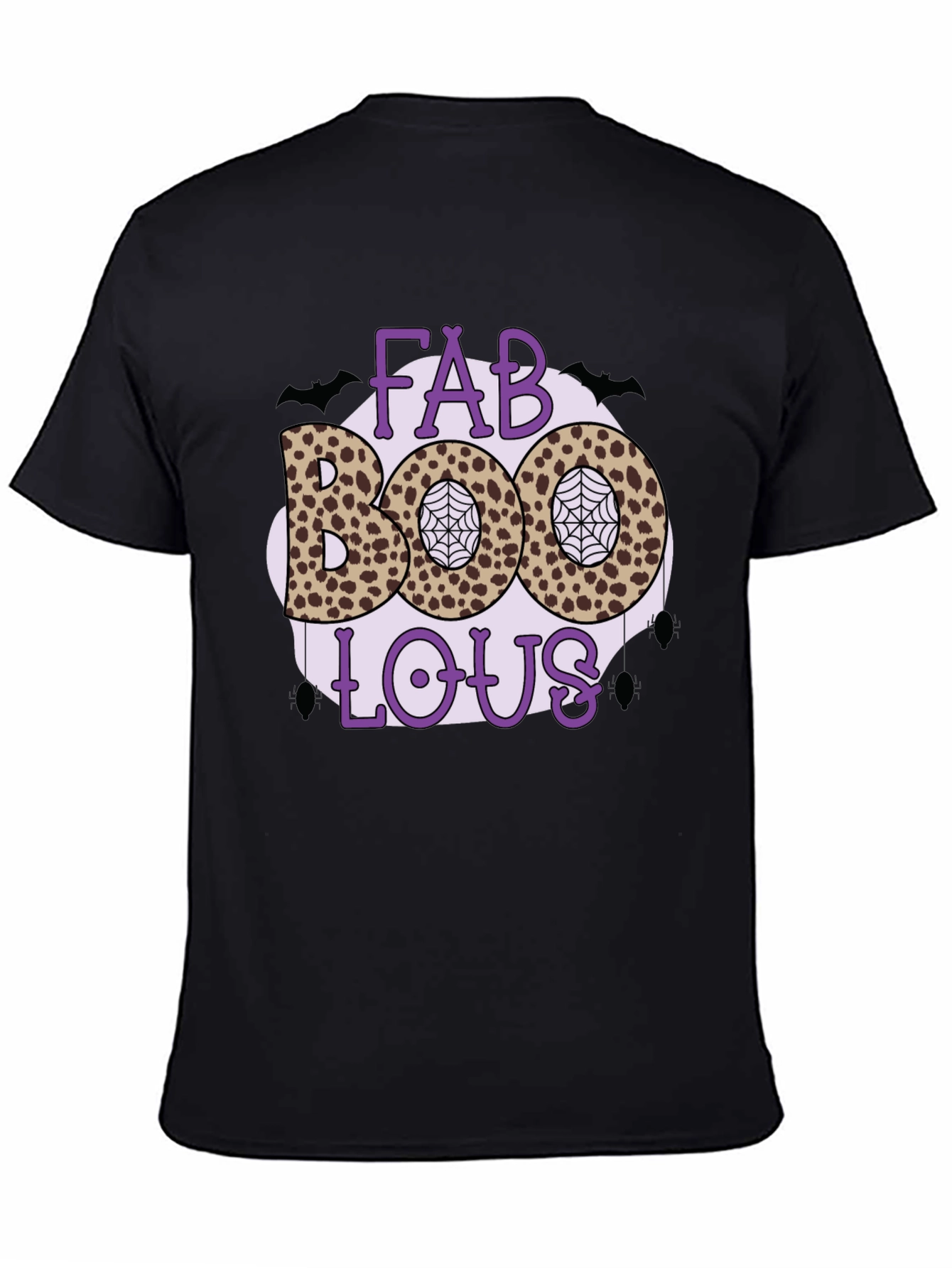 Fabulous Halloween T-Shirt - Leopard Print Boo!