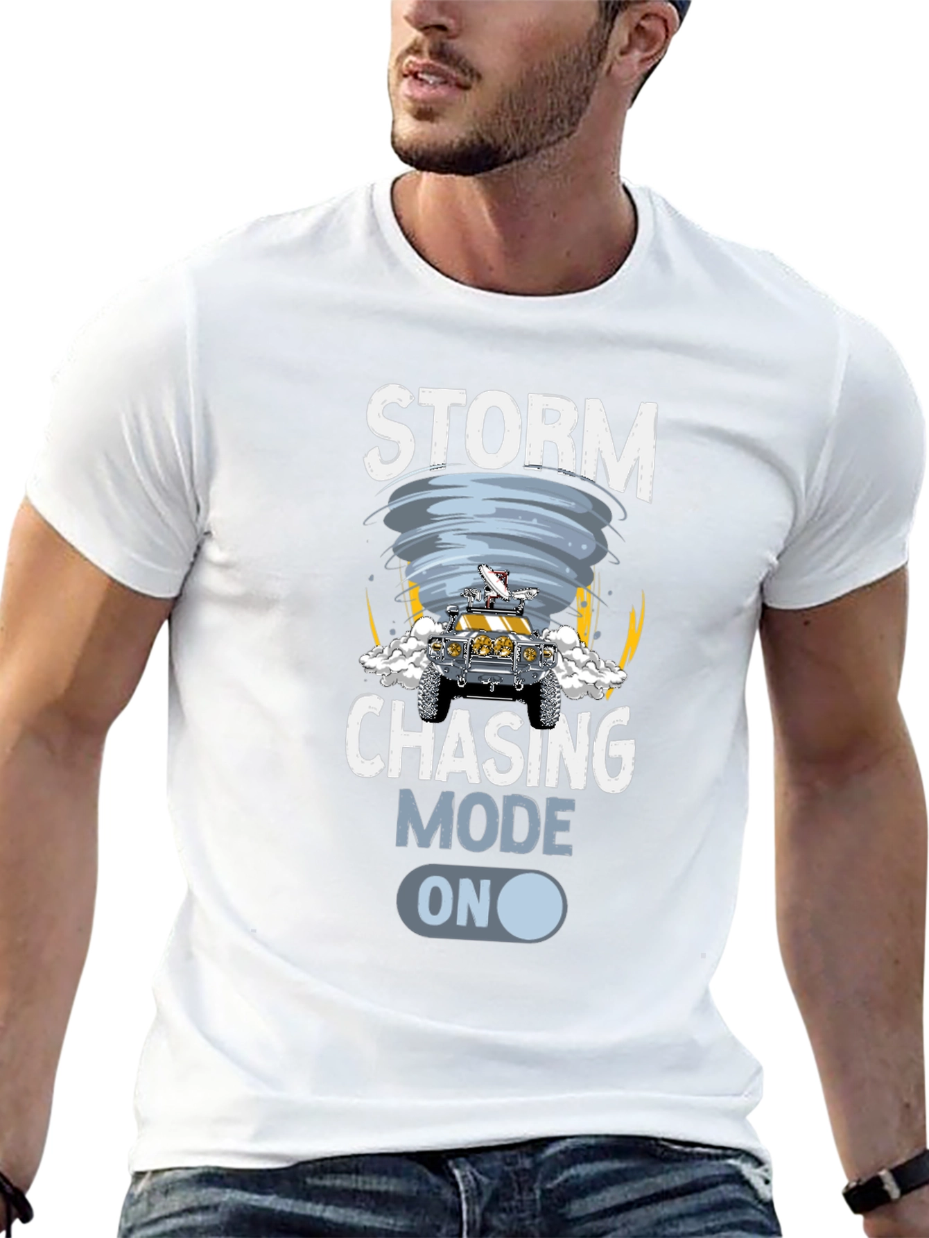 Storm Chasing Mode On Graphic T-Shirt