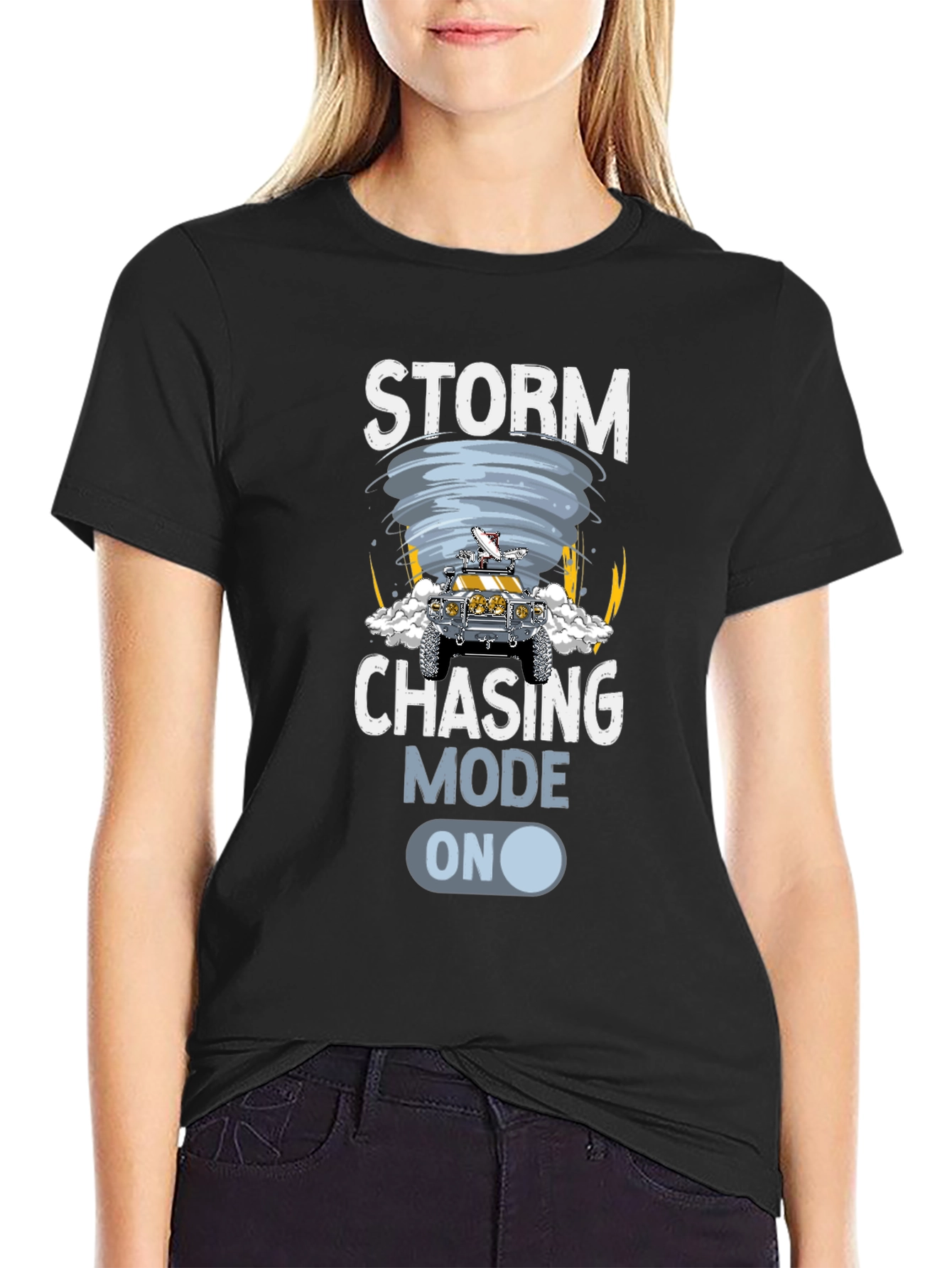 Storm Chasing Mode On Graphic T-Shirt