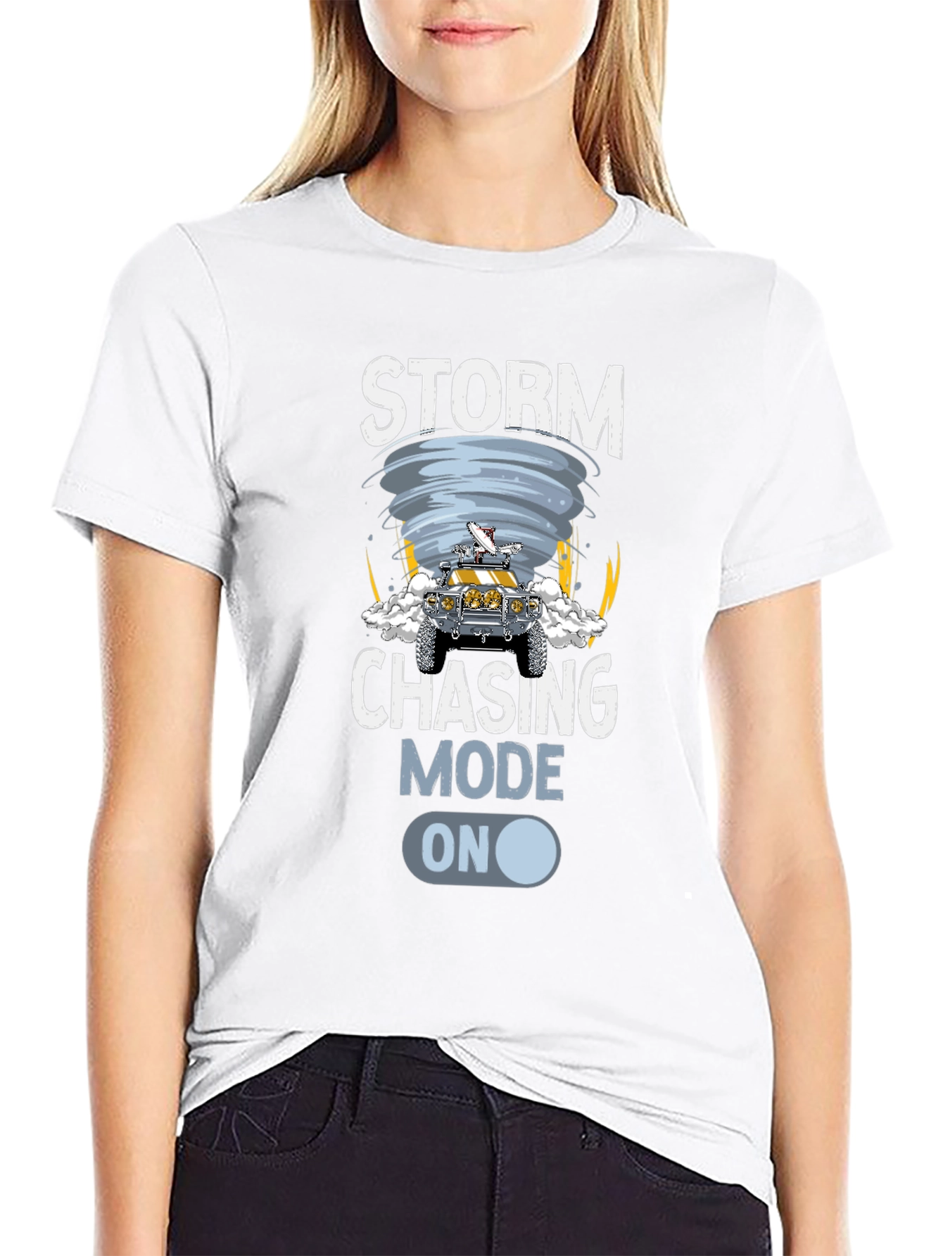 Storm Chasing Mode On Graphic T-Shirt
