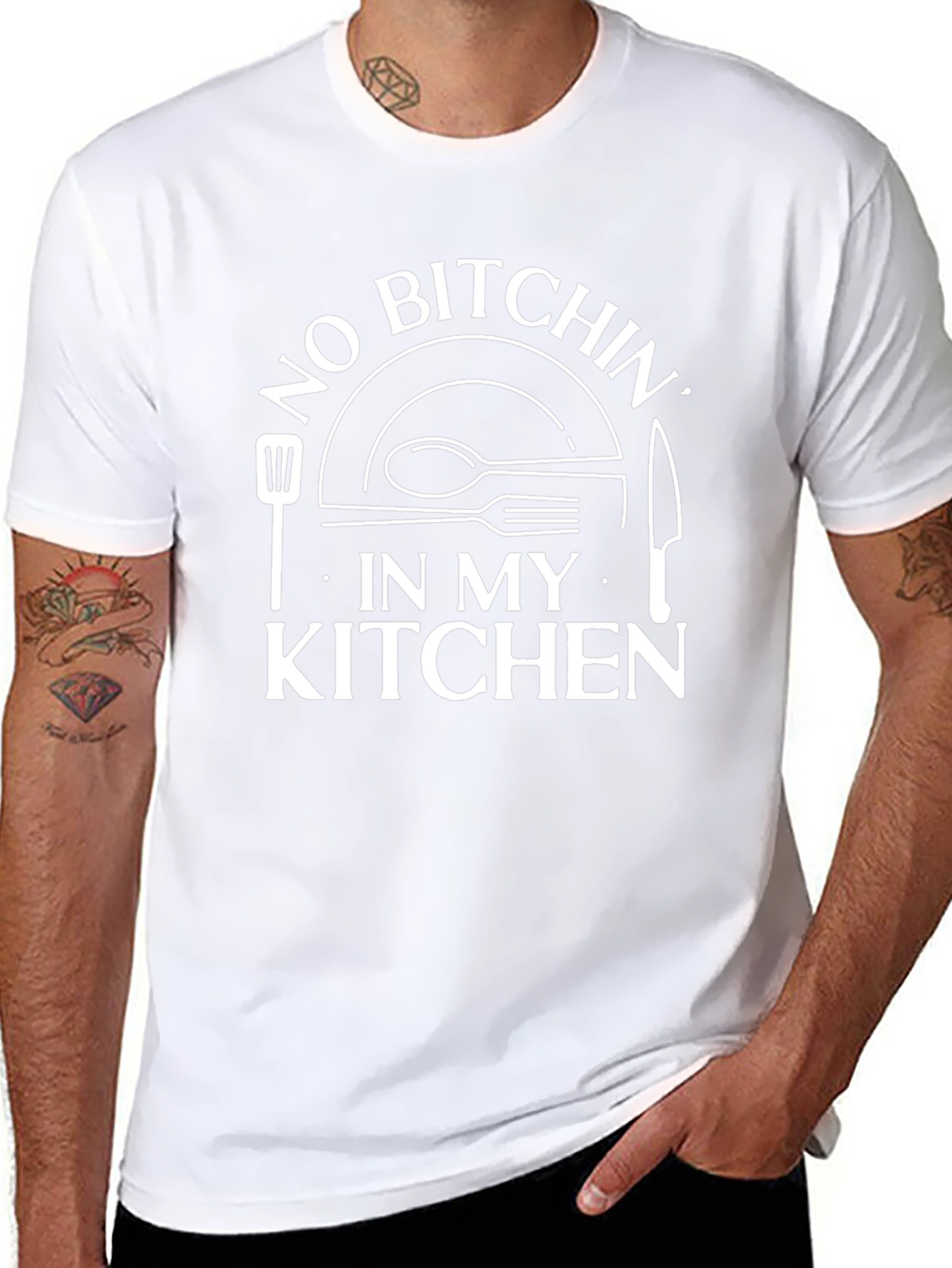 No Bitchin in My Kitchen Graphic T-Shirt