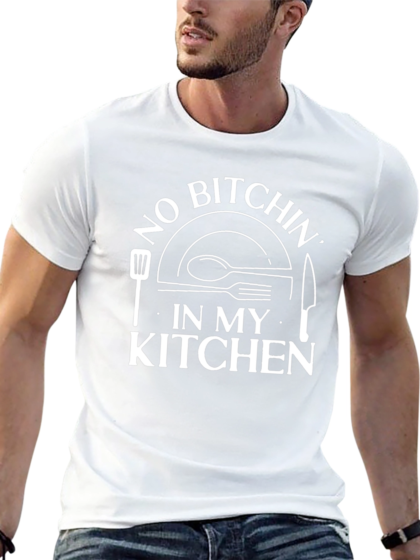 No Bitchin in My Kitchen Graphic T-Shirt