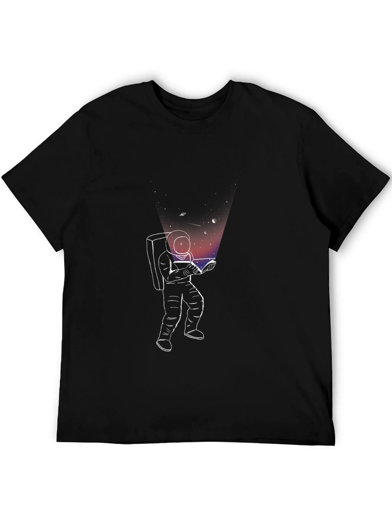 Astronaut Reading T-Shirt