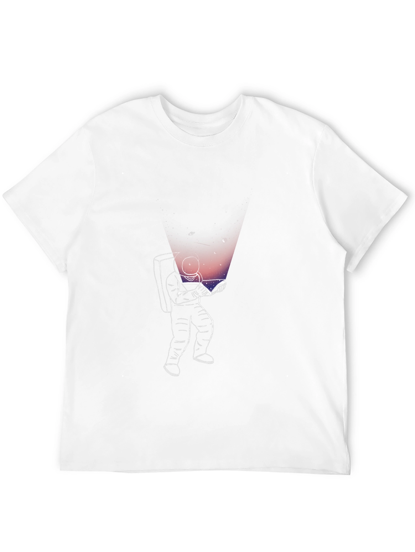 Astronaut Reading T-Shirt