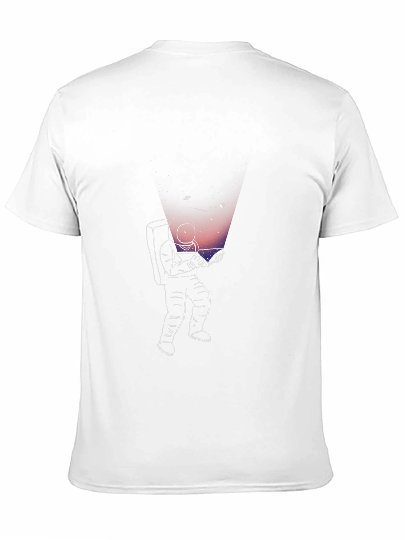 Astronaut Reading T-Shirt
