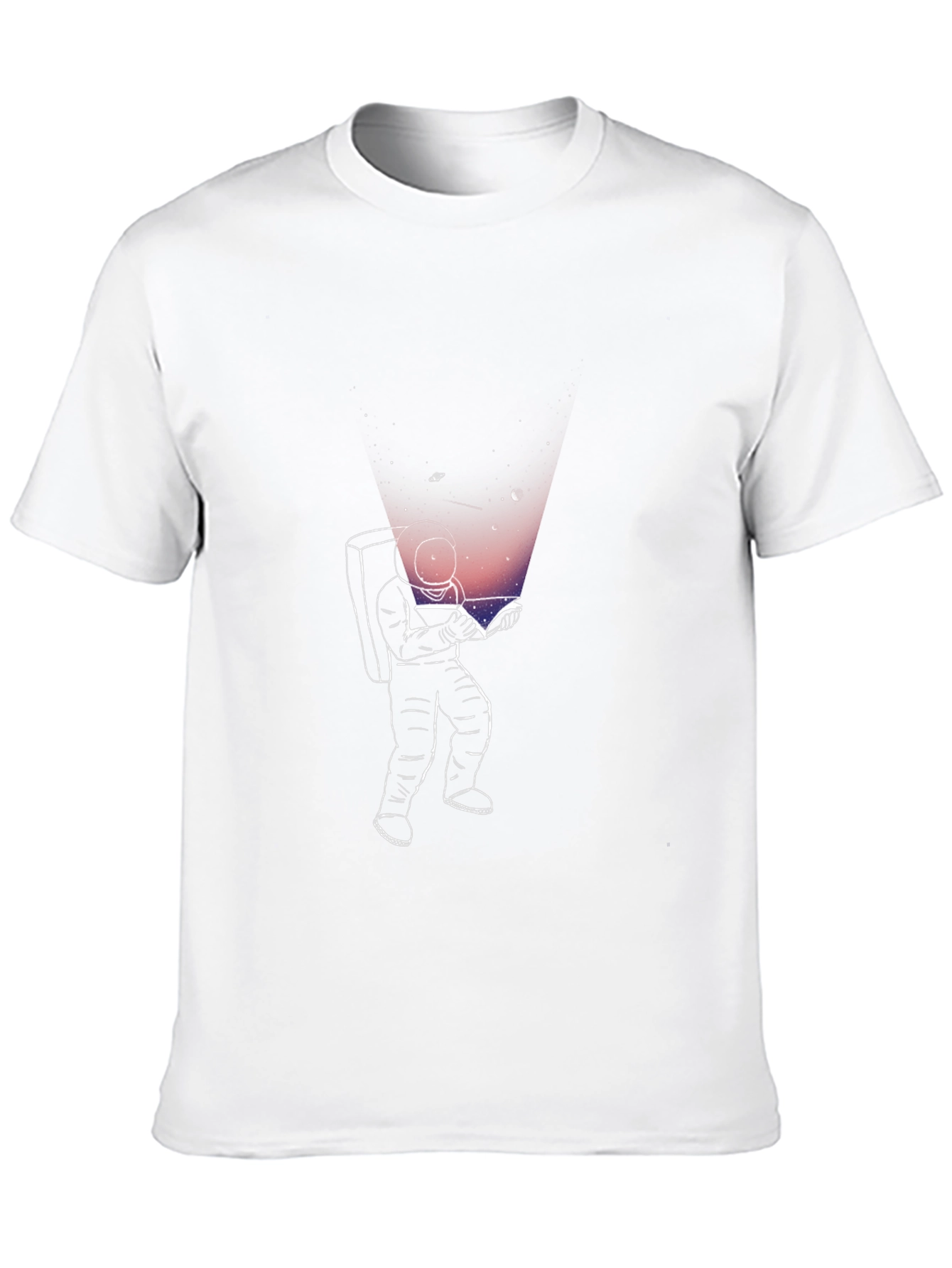 Astronaut Reading T-Shirt