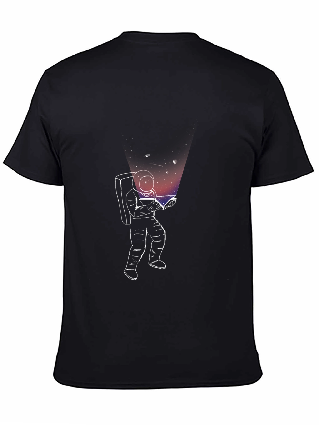 Astronaut Reading T-Shirt