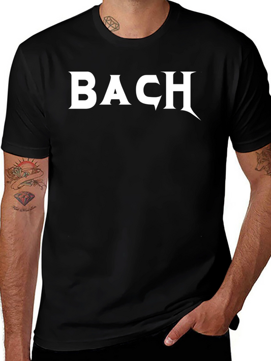 Bach T-Shirt - Black Cotton Music Tee