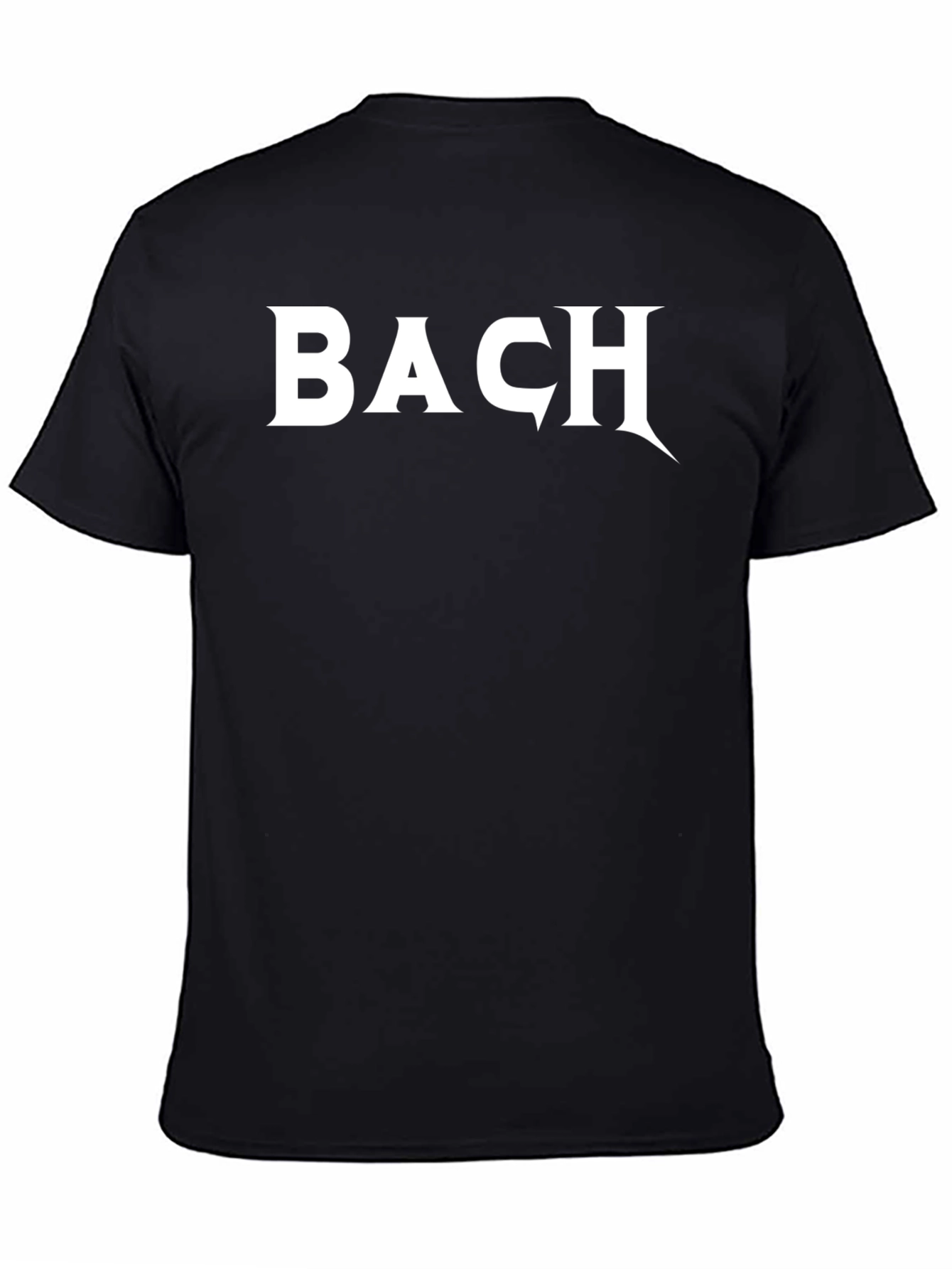 Bach T-Shirt - Black Cotton Music Tee