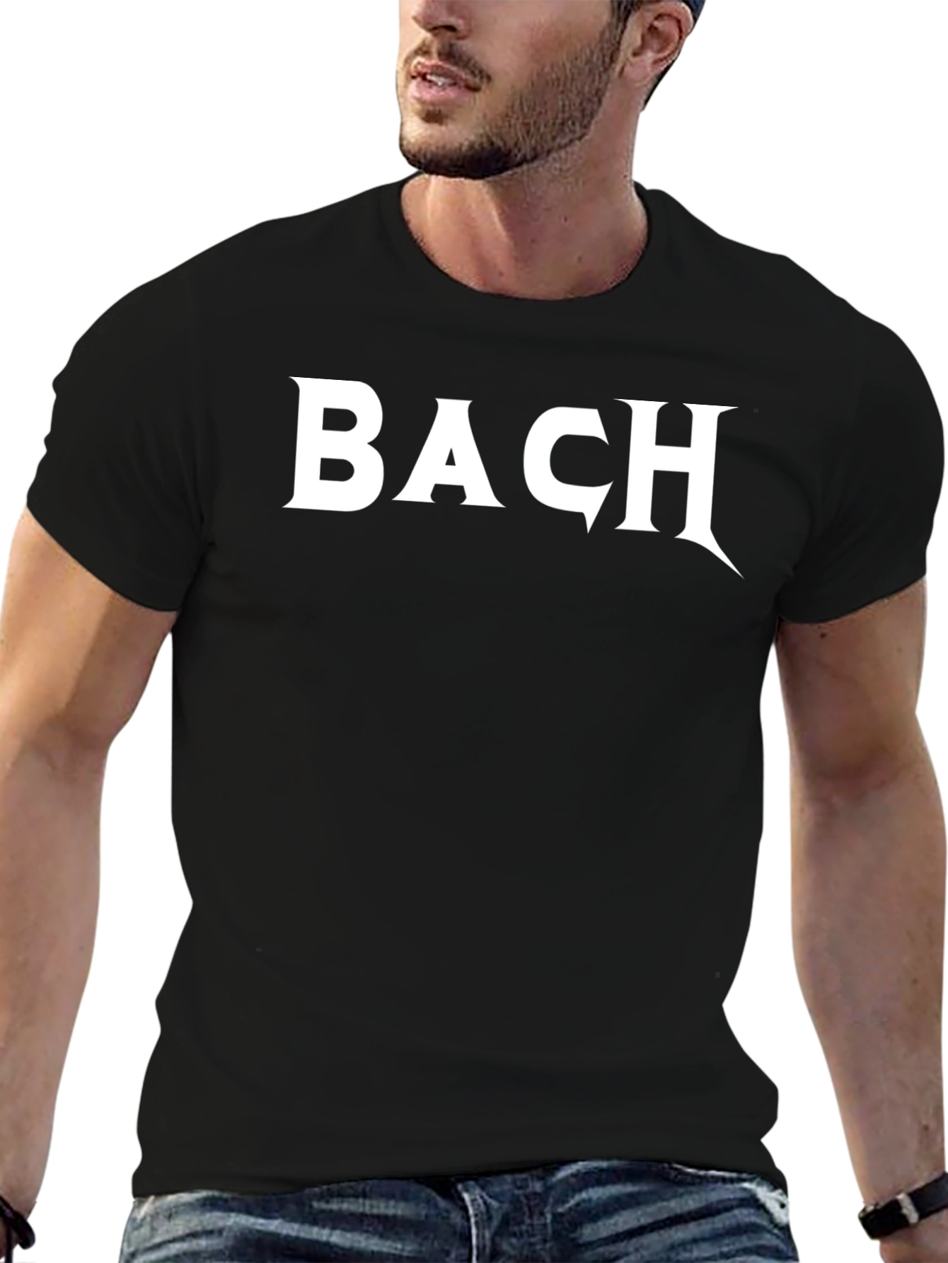 Bach T-Shirt - Black Cotton Music Tee