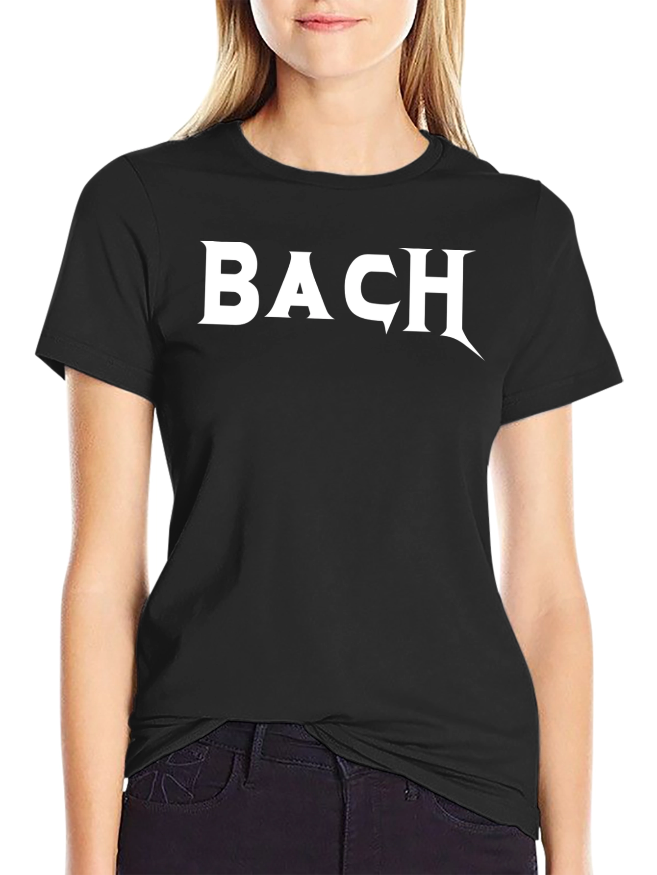 Bach T-Shirt - Black Cotton Music Tee