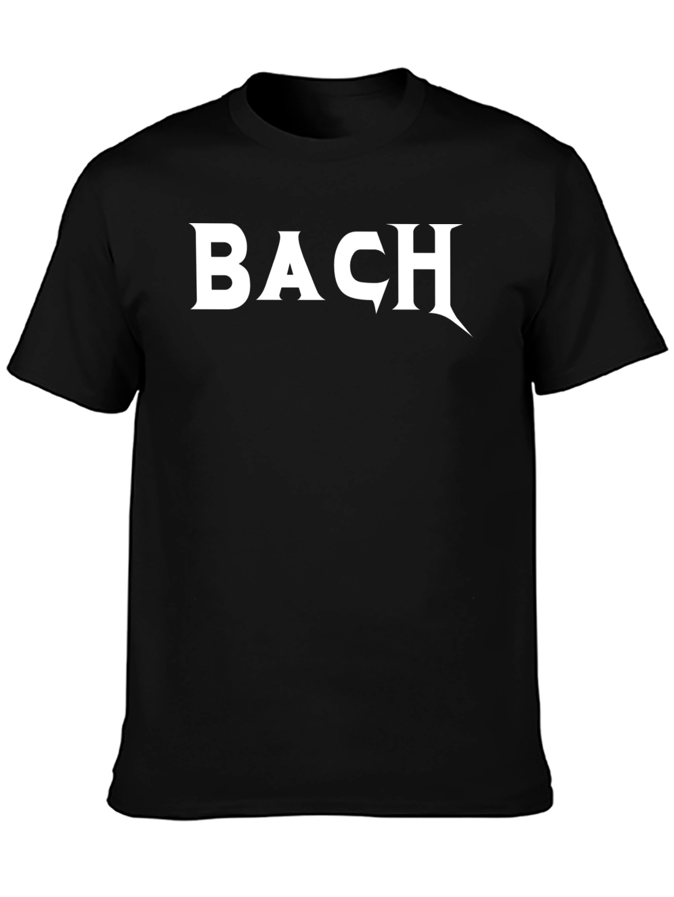 Bach T-Shirt - Black Cotton Music Tee