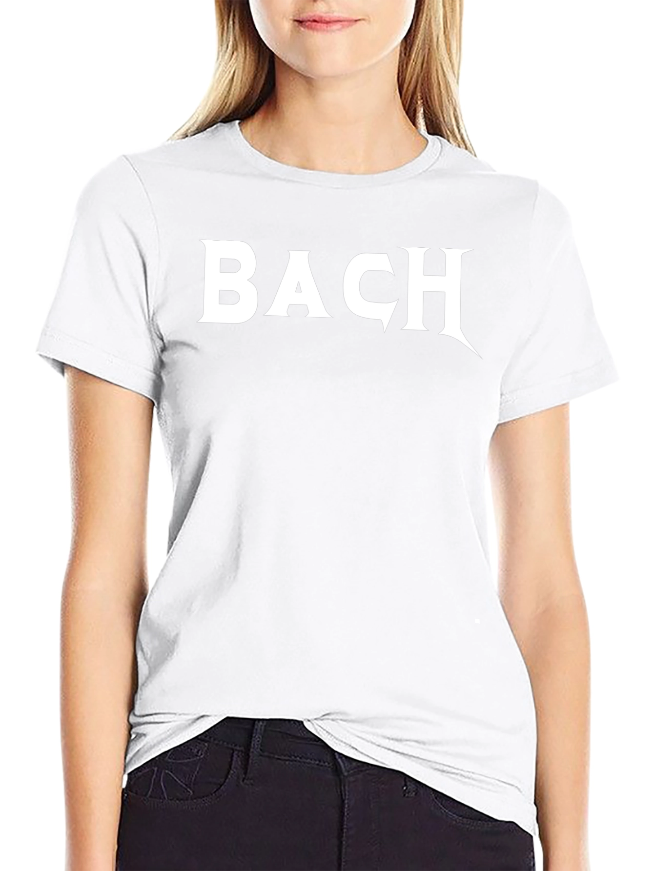 Bach T-Shirt - Black Cotton Music Tee