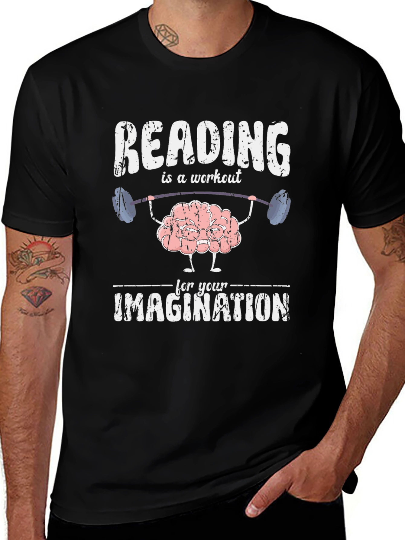 Reading is a Workout Graphic Tee