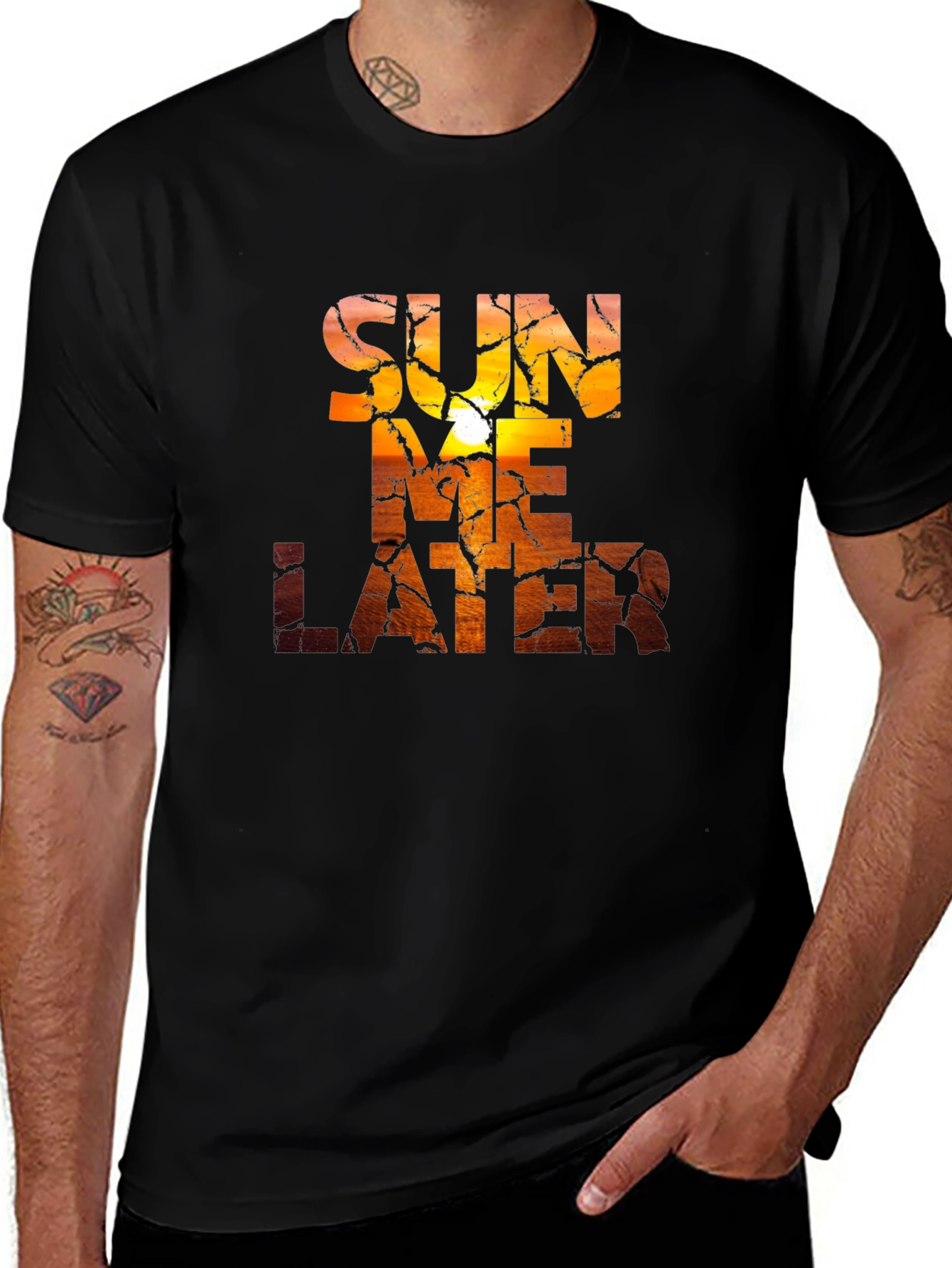 Sun Me Later Graphic T-Shirt - Trendy Summer Tee