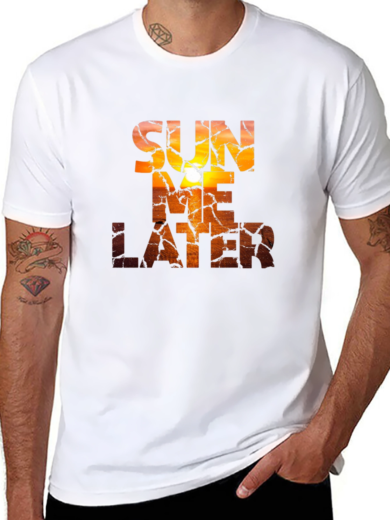 Sun Me Later Graphic T-Shirt - Trendy Summer Tee