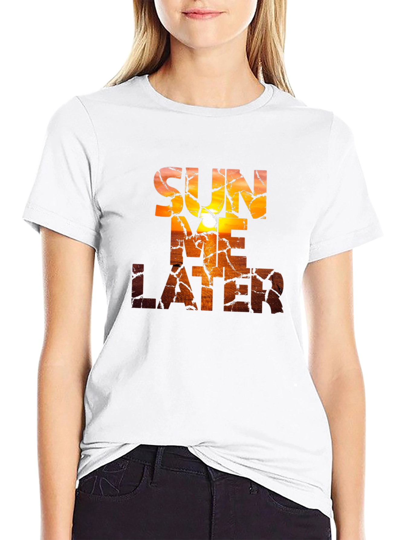 Sun Me Later Graphic T-Shirt - Trendy Summer Tee