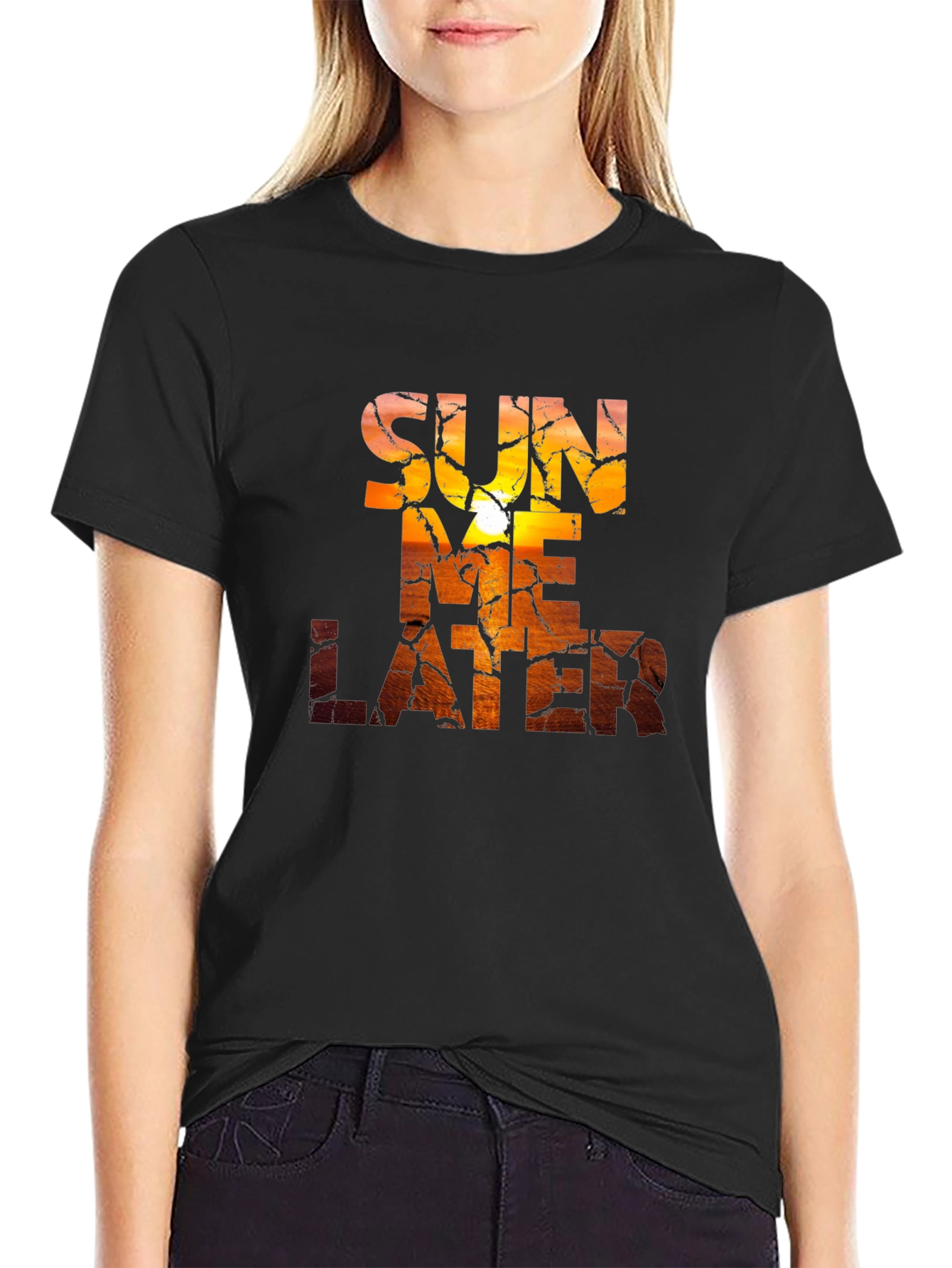 Sun Me Later Graphic T-Shirt - Trendy Summer Tee